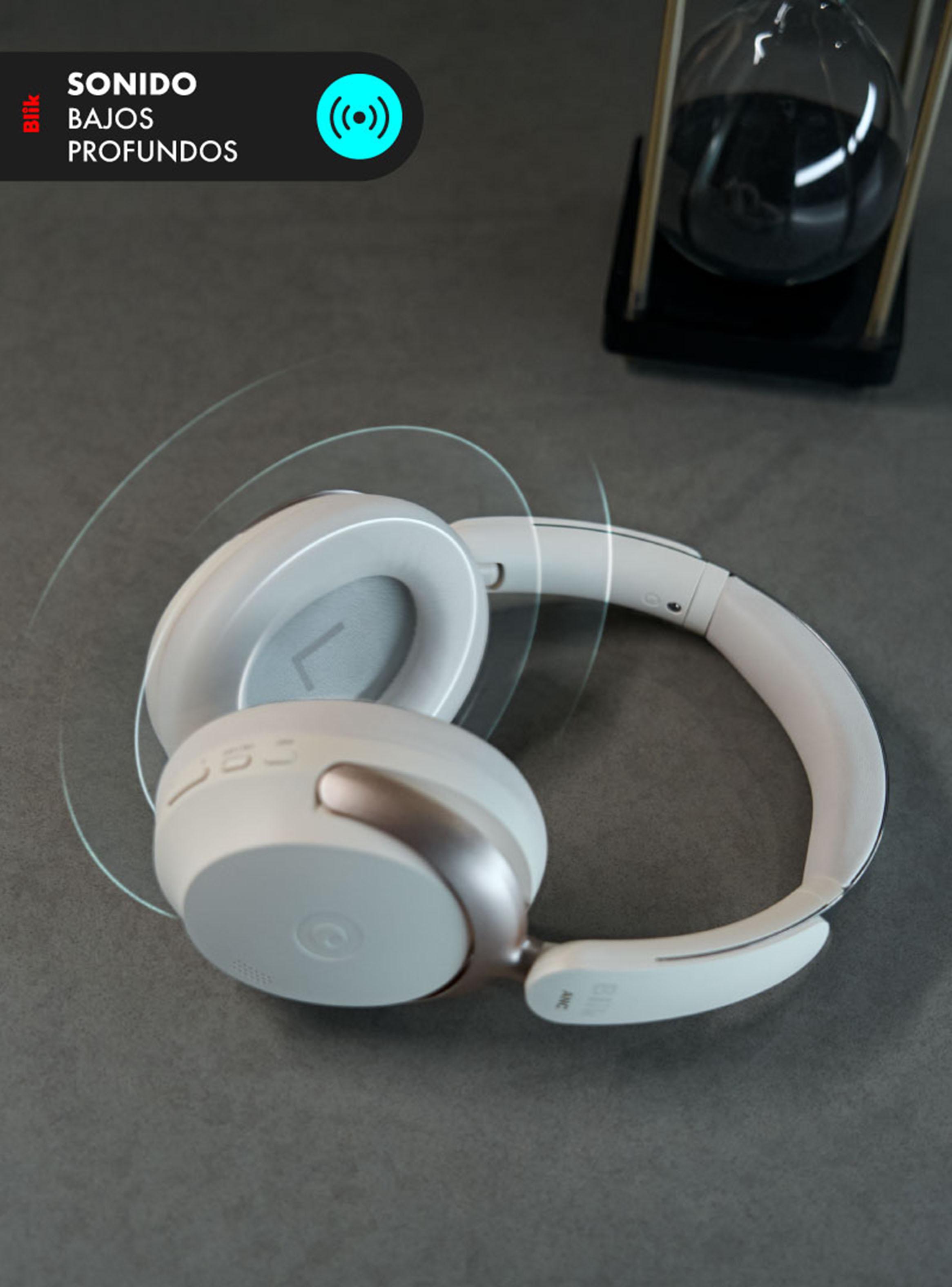 Audífonos Bluetooth Aura950 ANC Crema-4