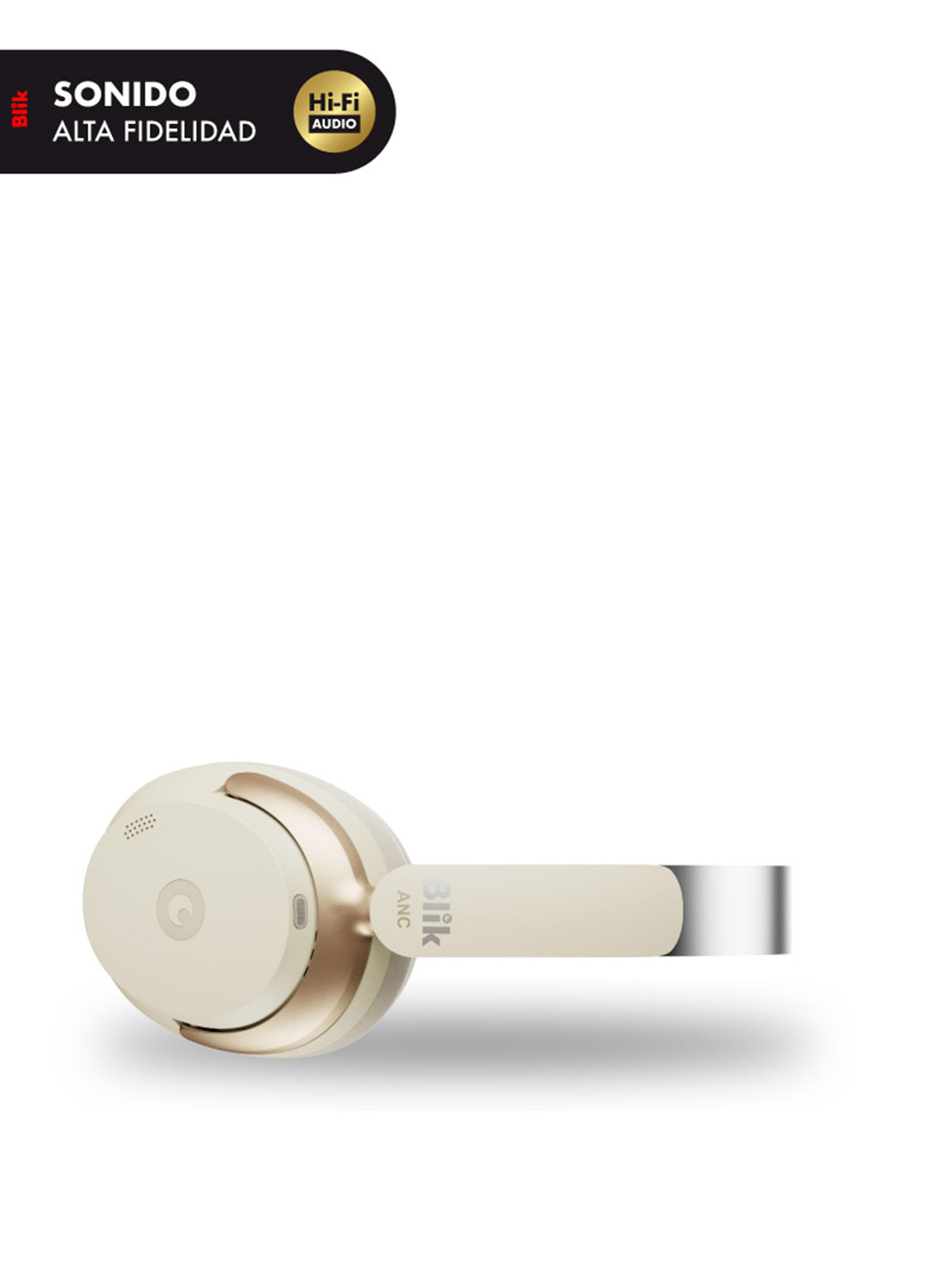 Audífonos Bluetooth Aura950 ANC Crema-2