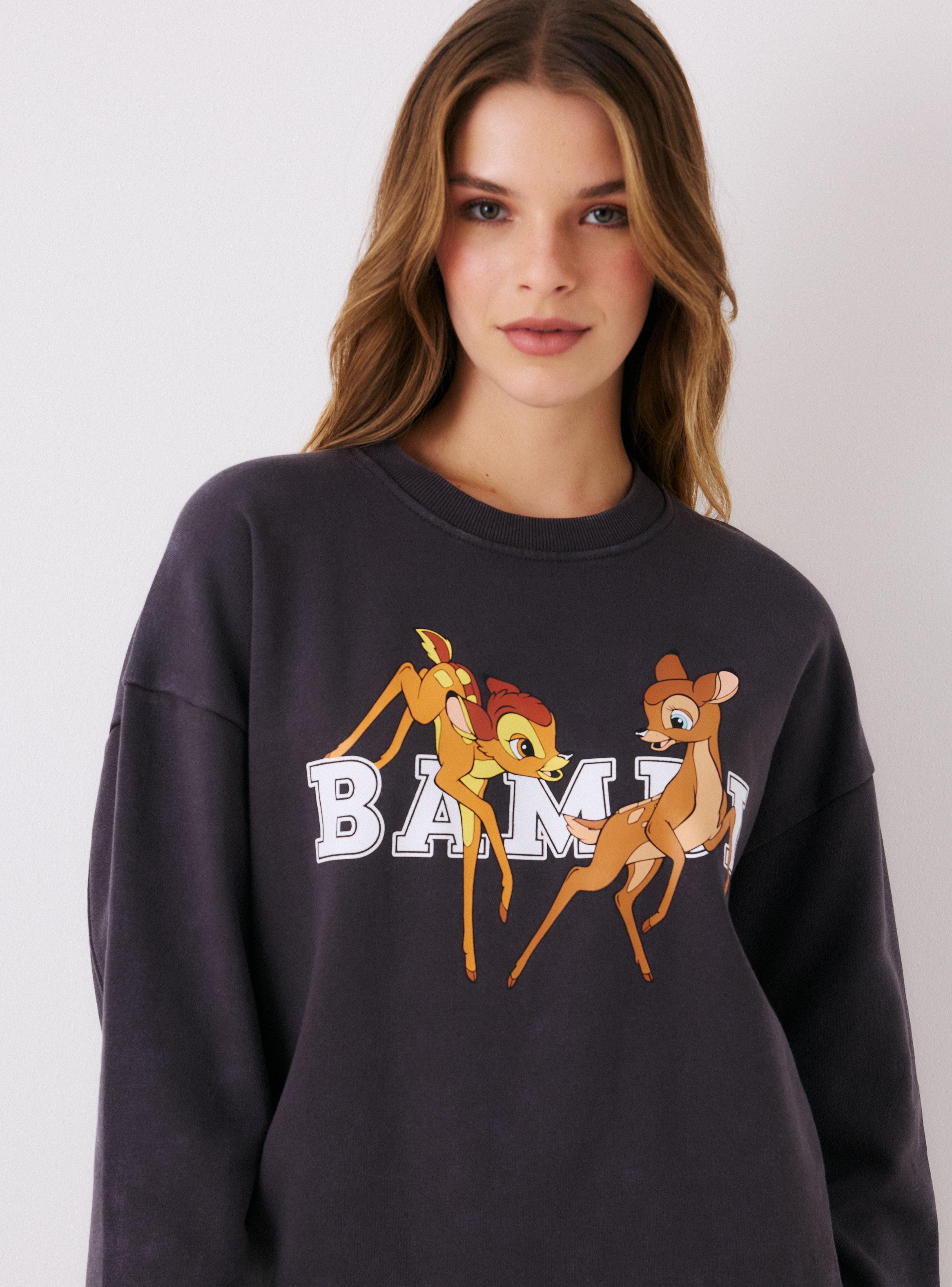 Polerón Bambi Disney Oversize Cuello Redondo-2