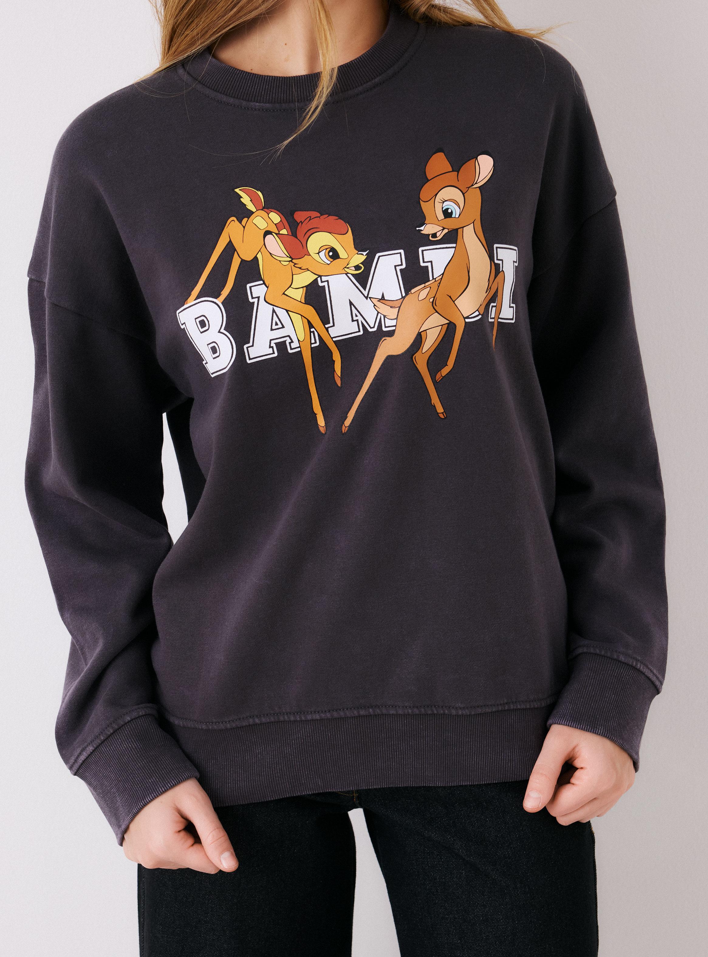 Polerón Bambi Disney Oversize Cuello Redondo-3