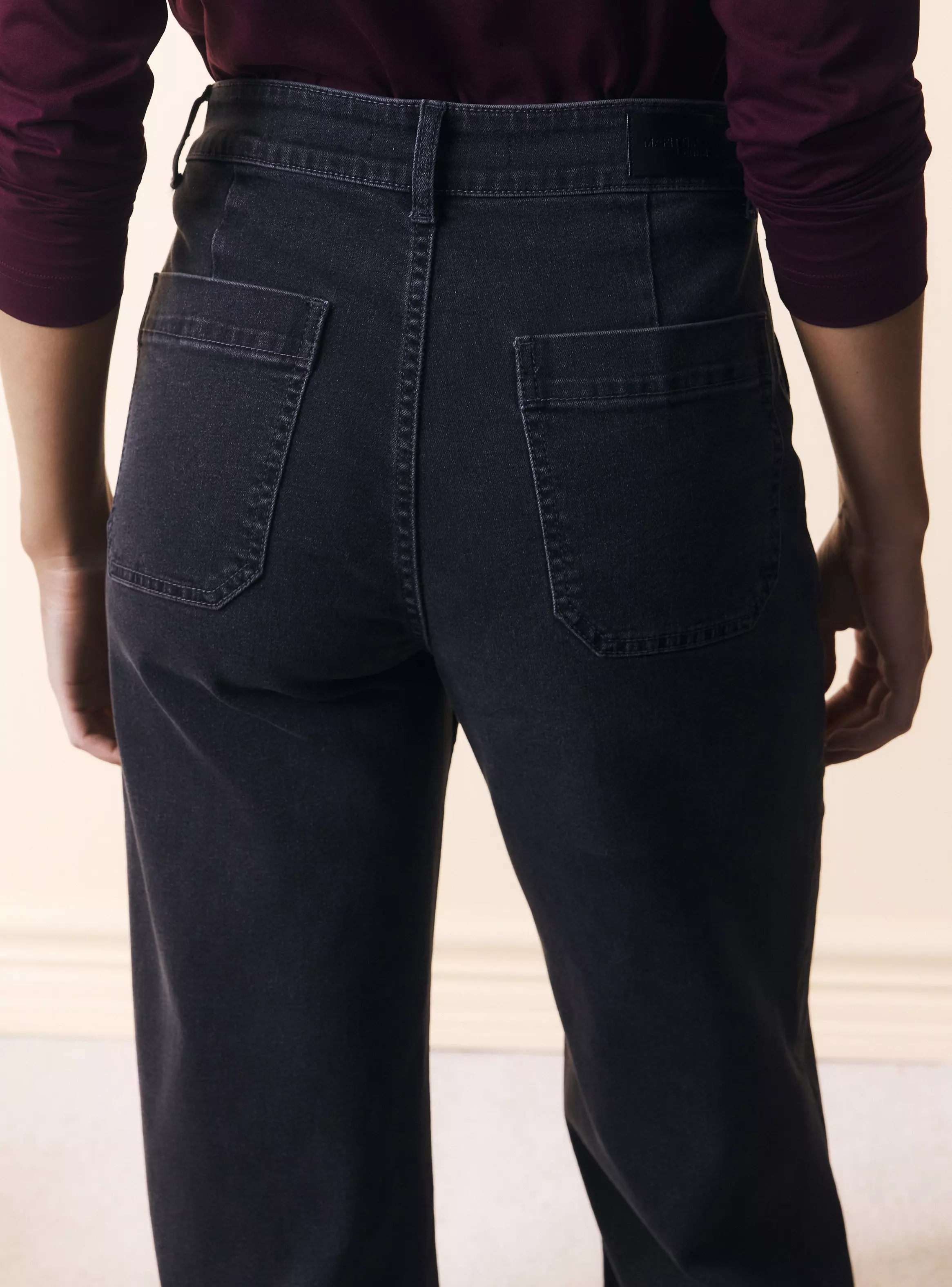 Jeans Recto con Botones Look Náutico-3