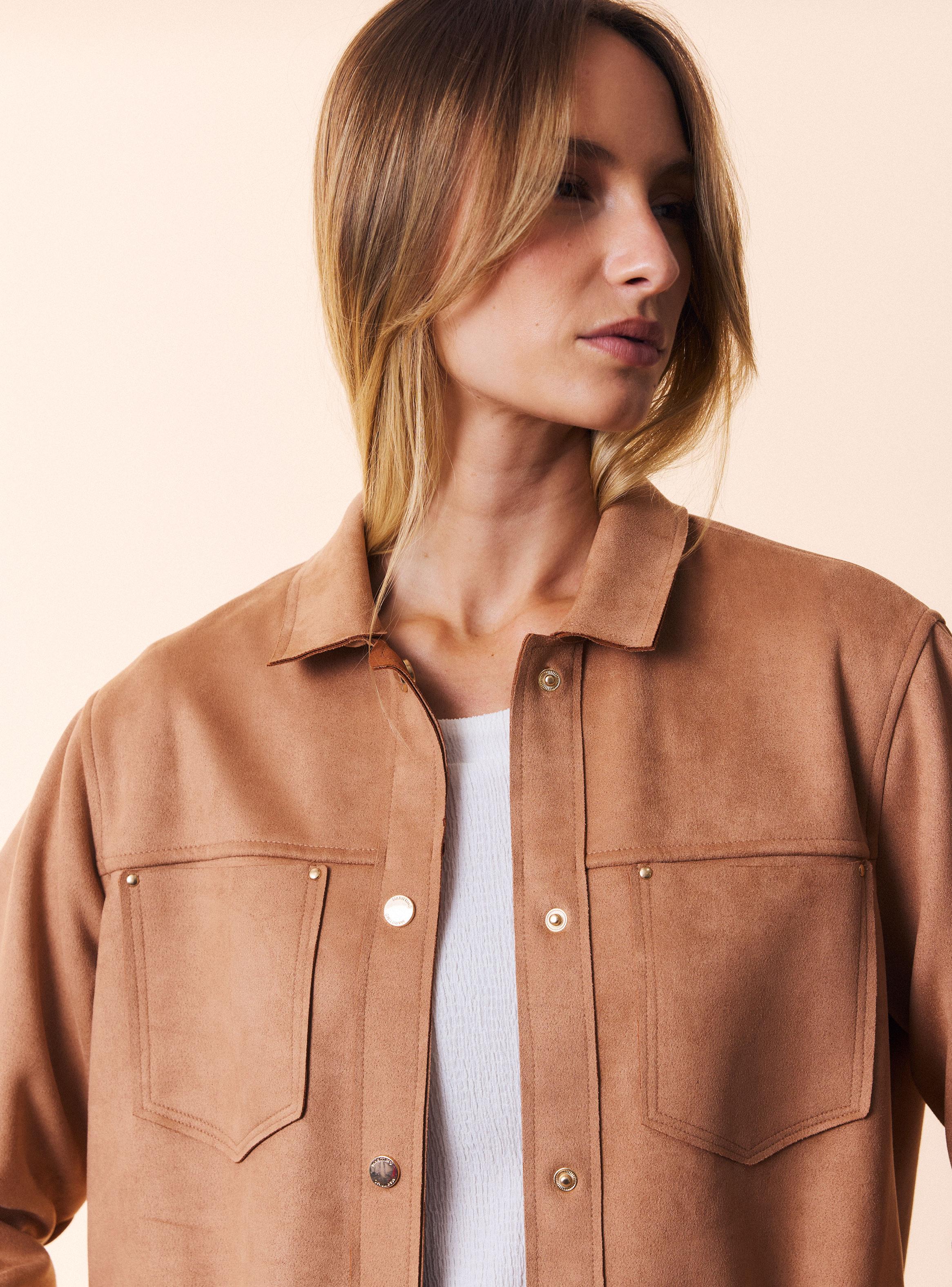 Blusa Sobrecamisa Agamuzada-2