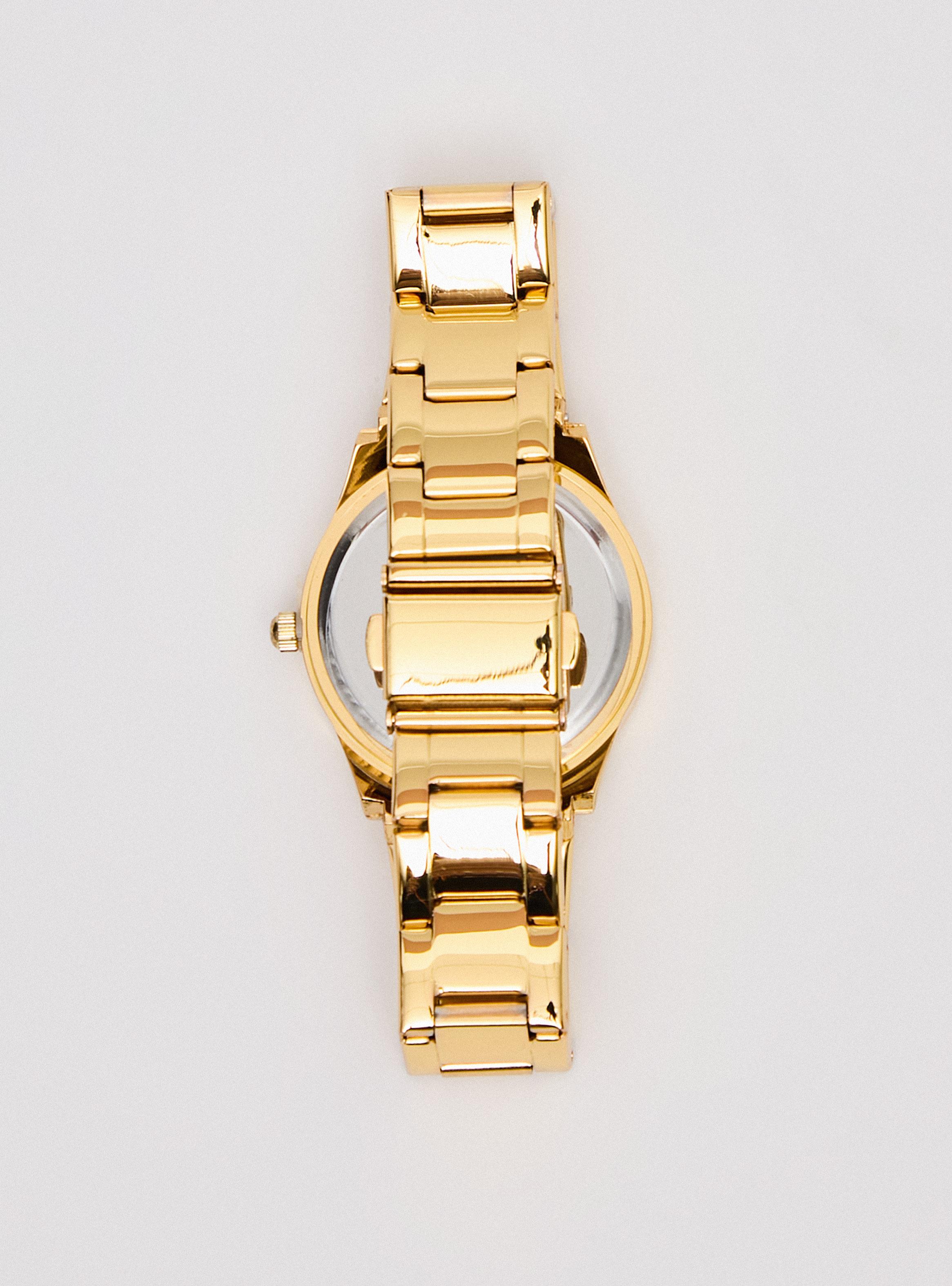 Pack Reloj Análogo + Pulsera Gold Mujer-1