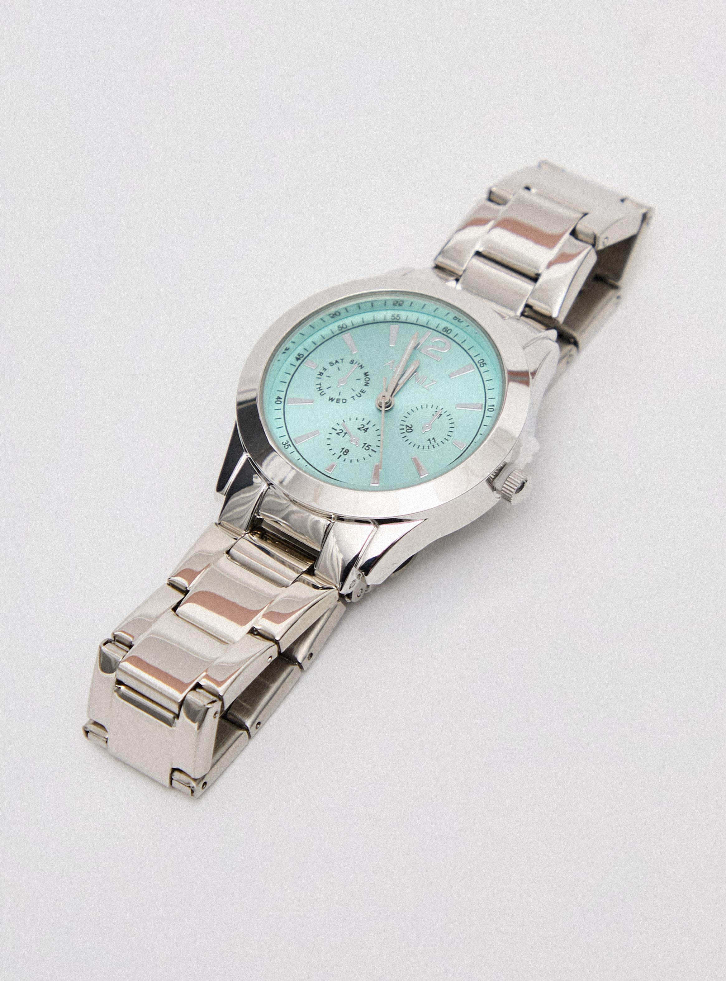 Pack Reloj Análogo + Pulsera Silver Mujer-2