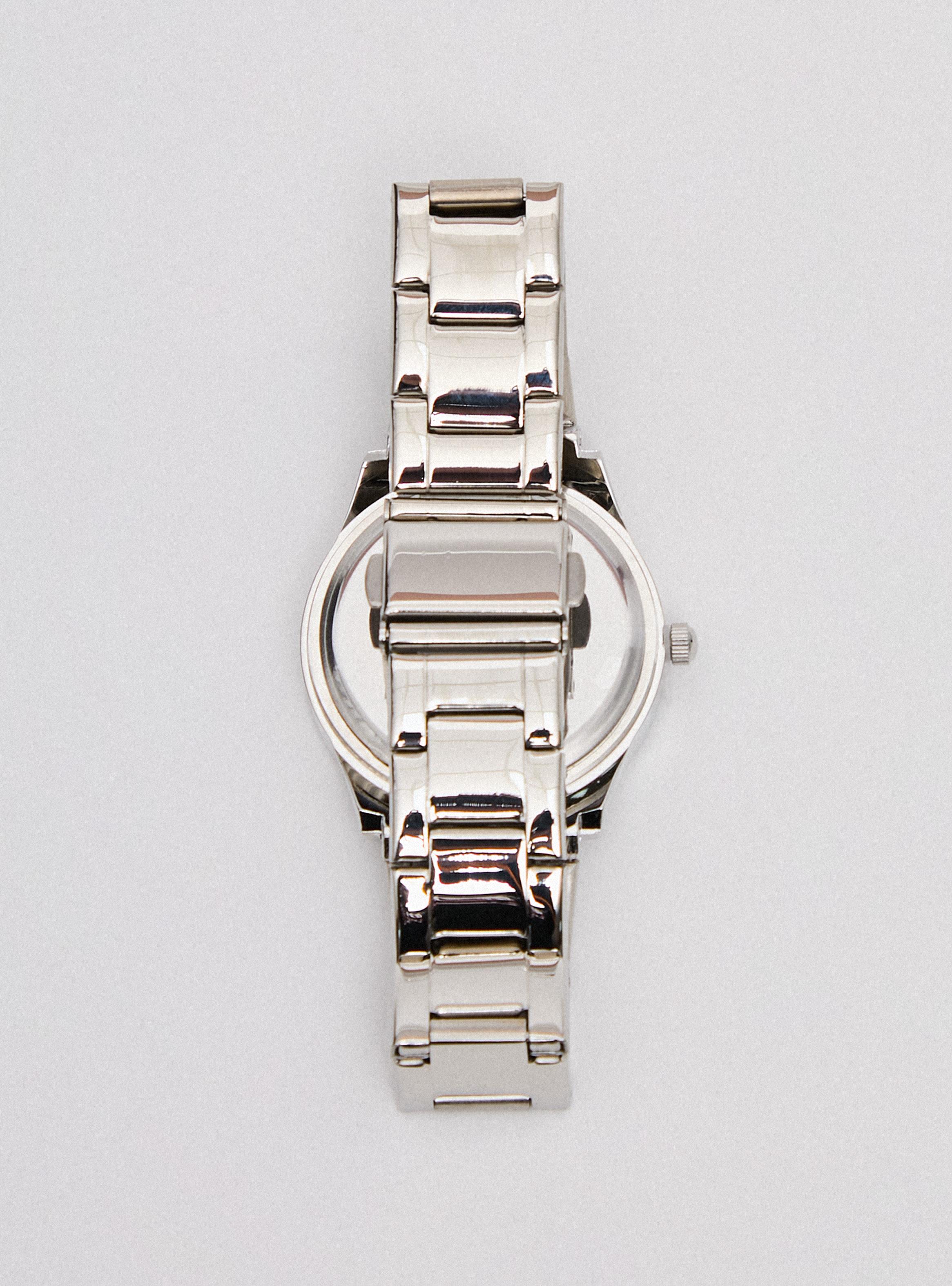 Pack Reloj Análogo + Pulsera Silver Mujer-1