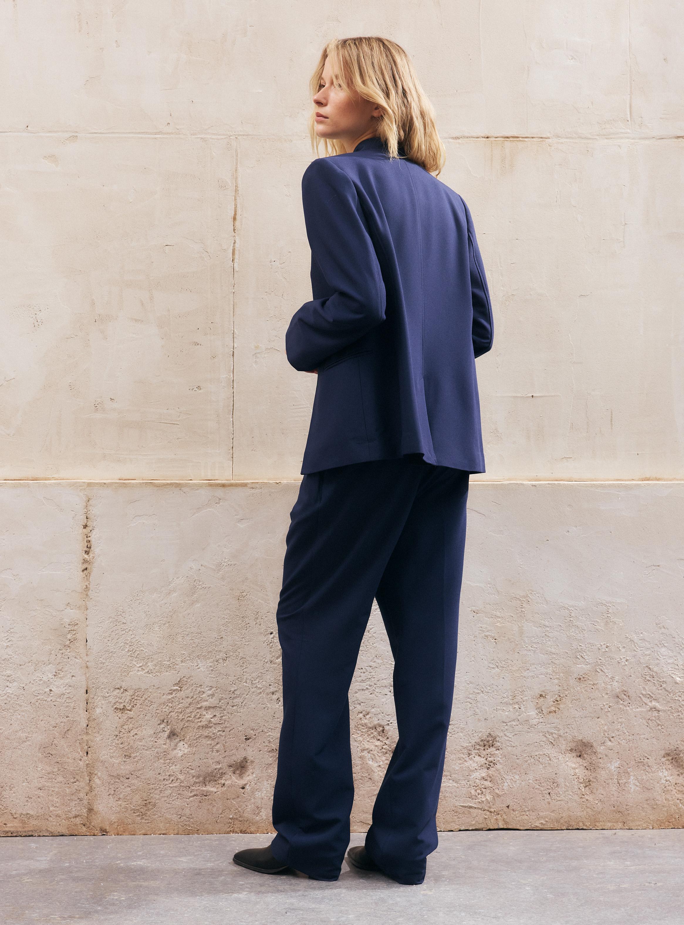 Blazer Cuello Alto Botones-5