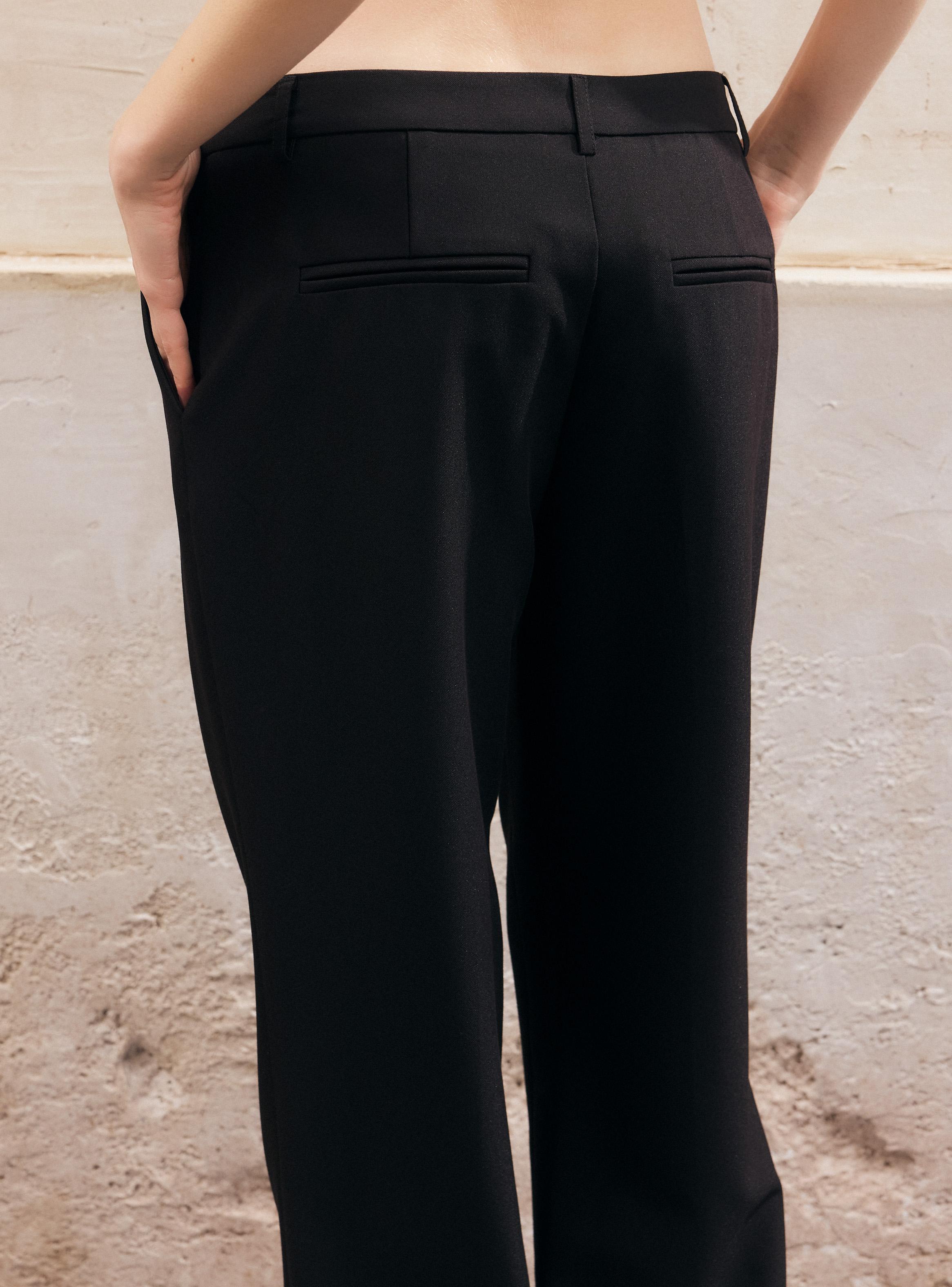 Pantalón Sastrero Recto con Pinzas-3