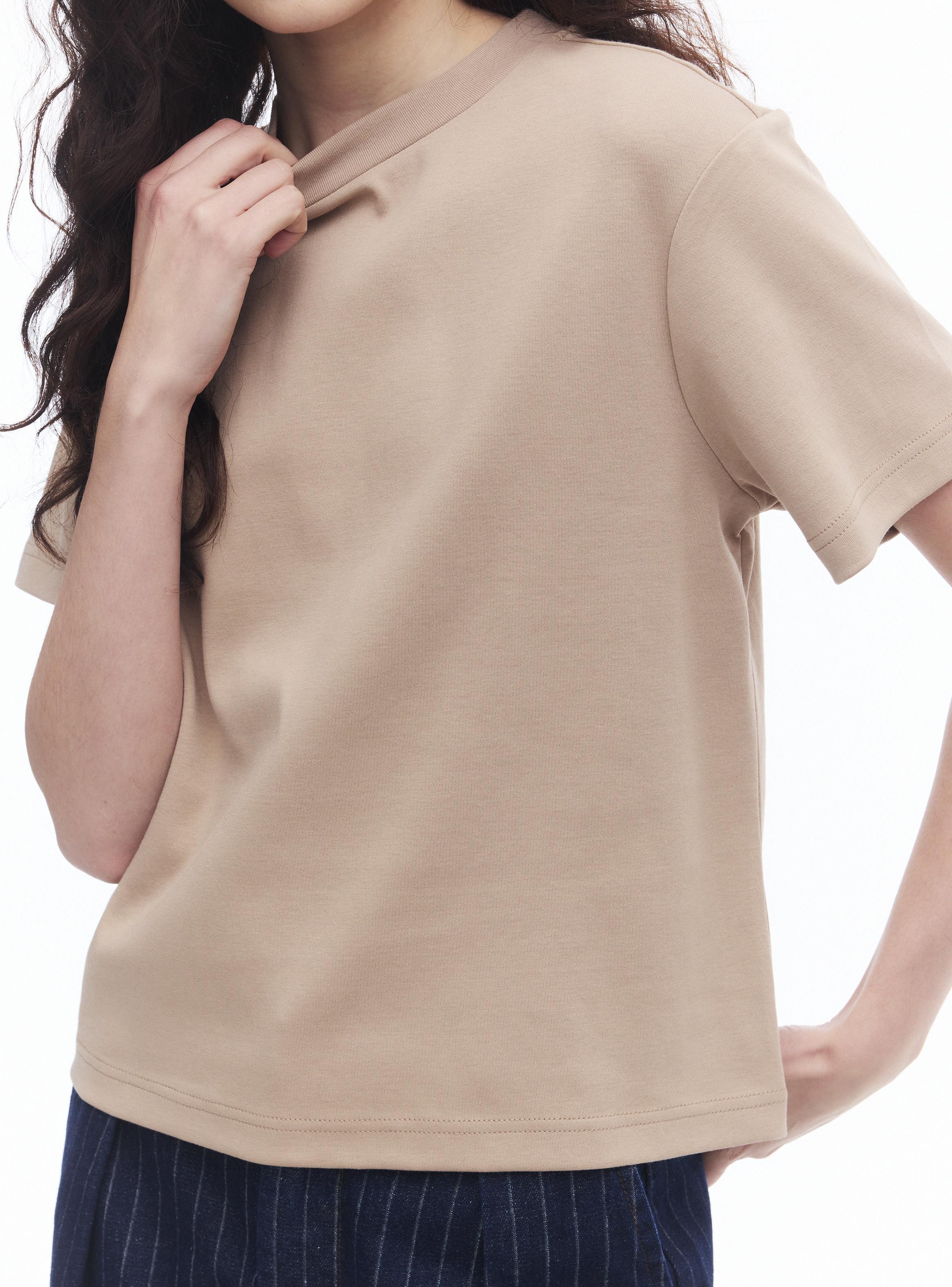 Polera Escote Redondo Interlock Manga Corta-3