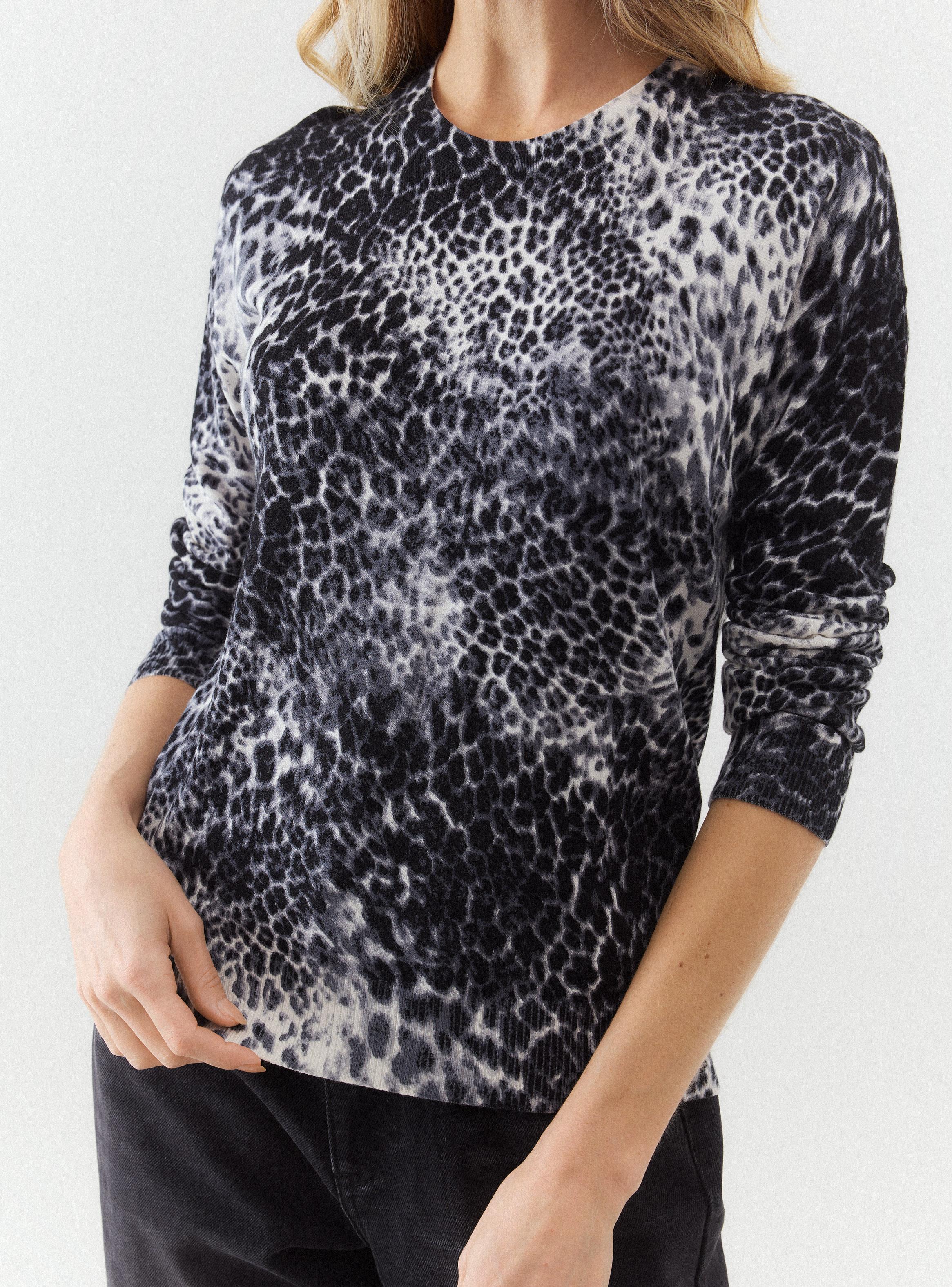 Sweater Escote Redondo Estampado-3