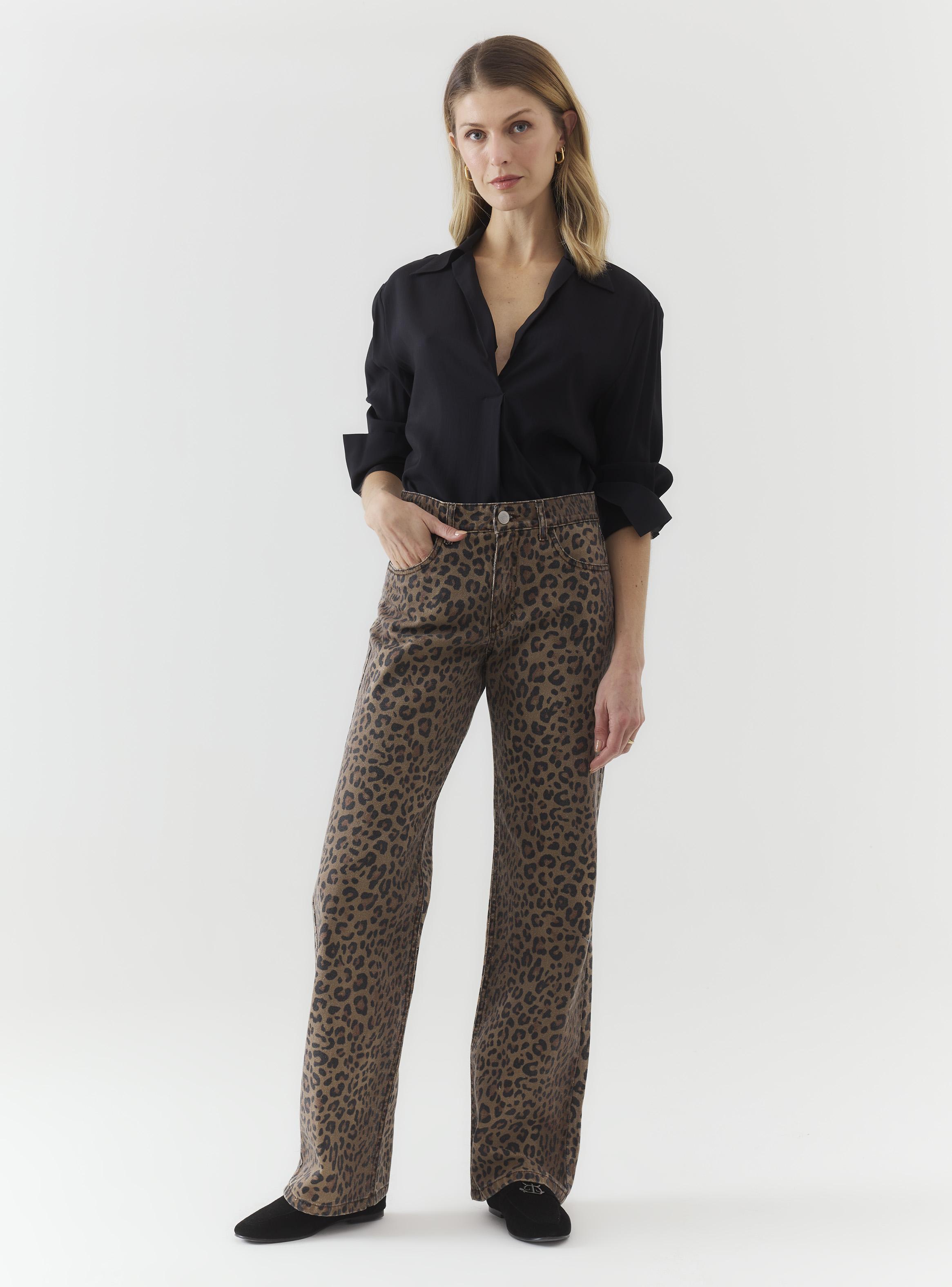 Blusa Cuello Camisero Escote V-4