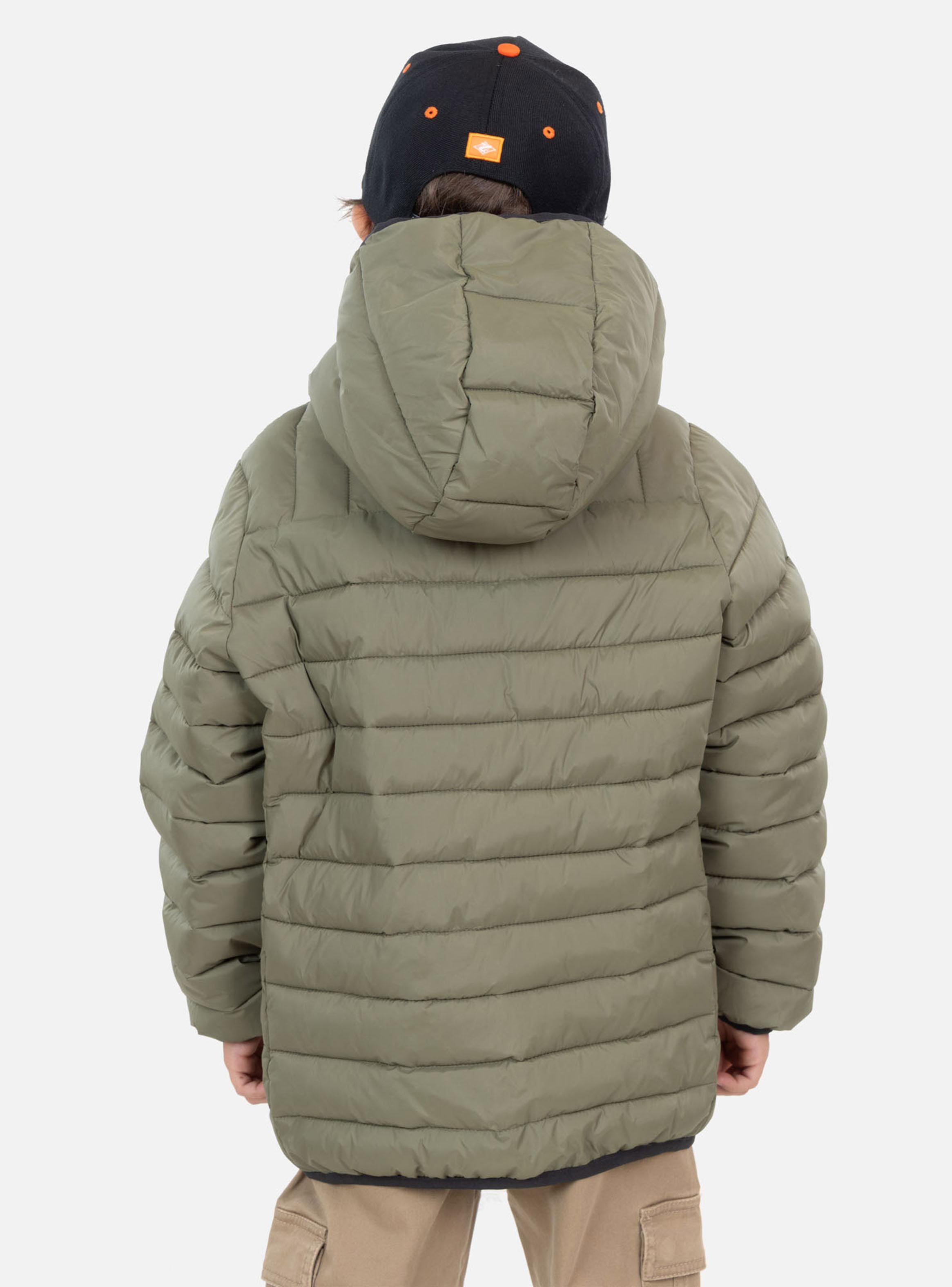 Parka Larga Olive Niño-1