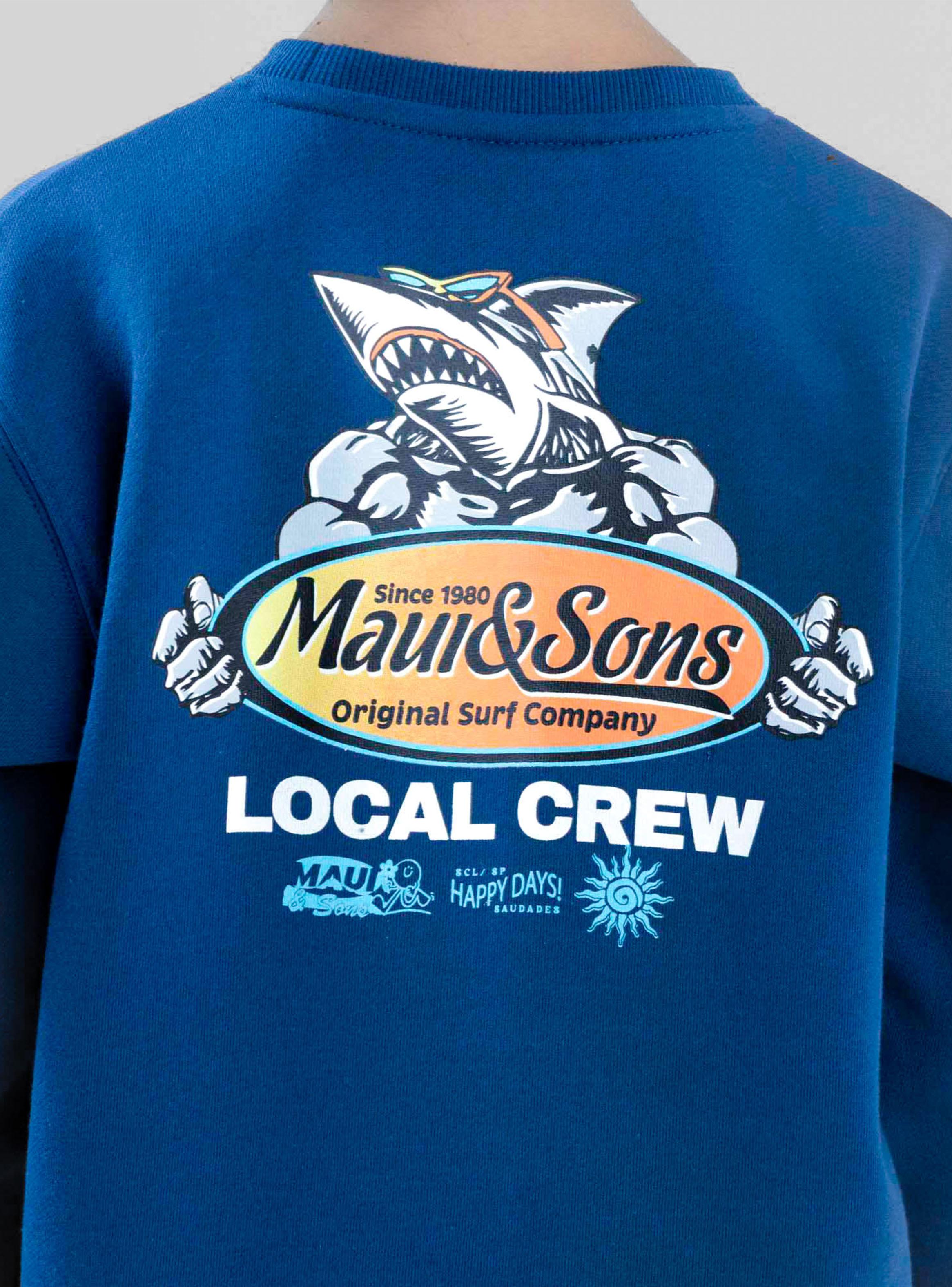 Polerón Estampado Surf Shark Denim-5