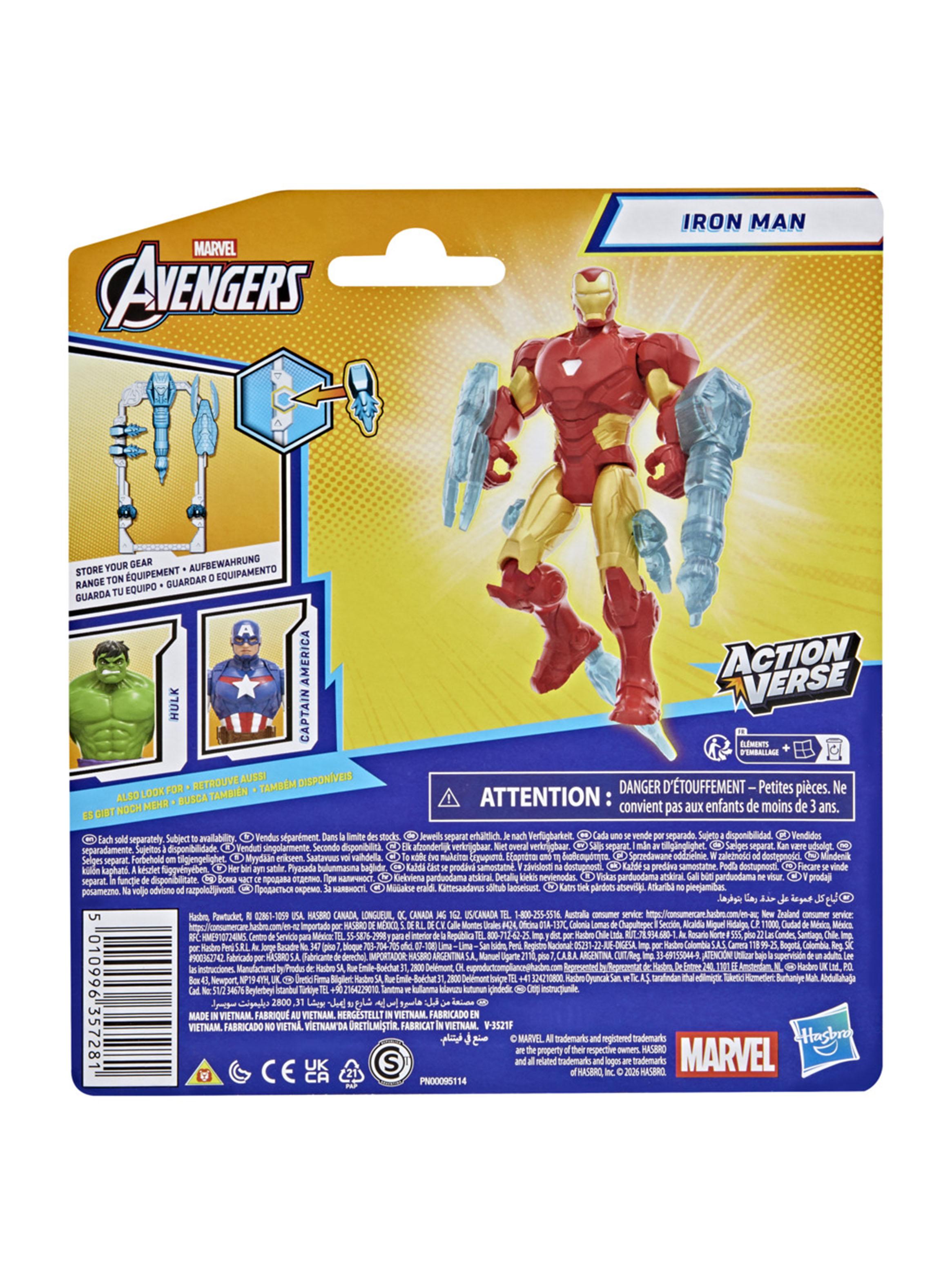 Figura de Acción Avengers ActionVerse Iron Man-5