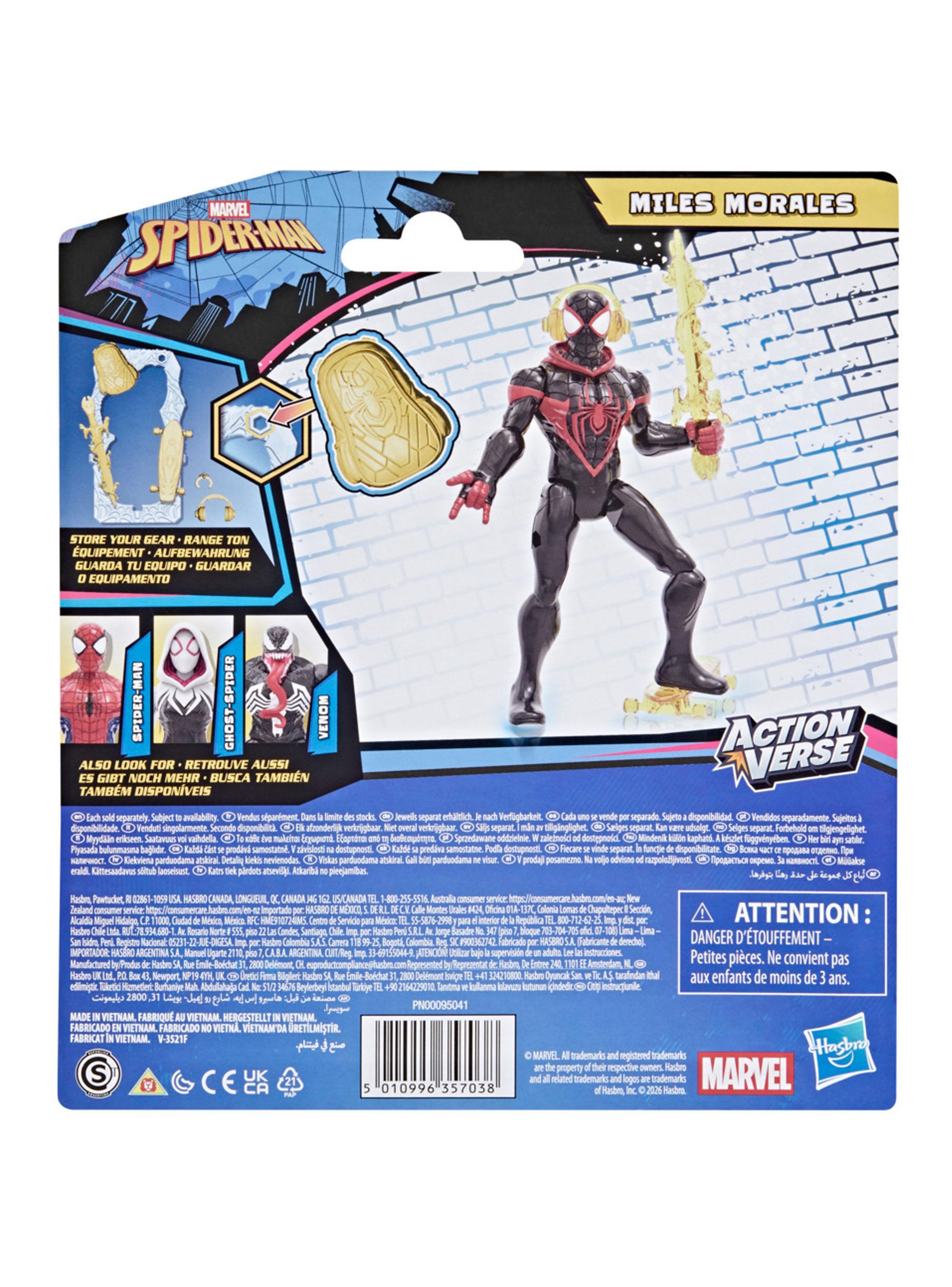 Figura de Acción Spider-Man ActionVerse Miles Morales-4