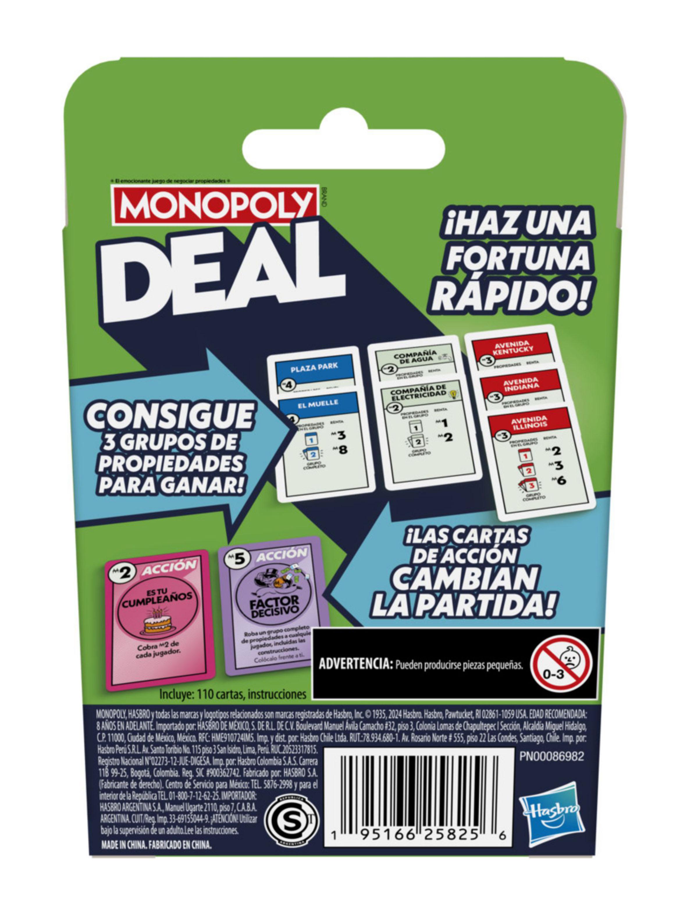 Juego de Mesa Monopoly Deal-3