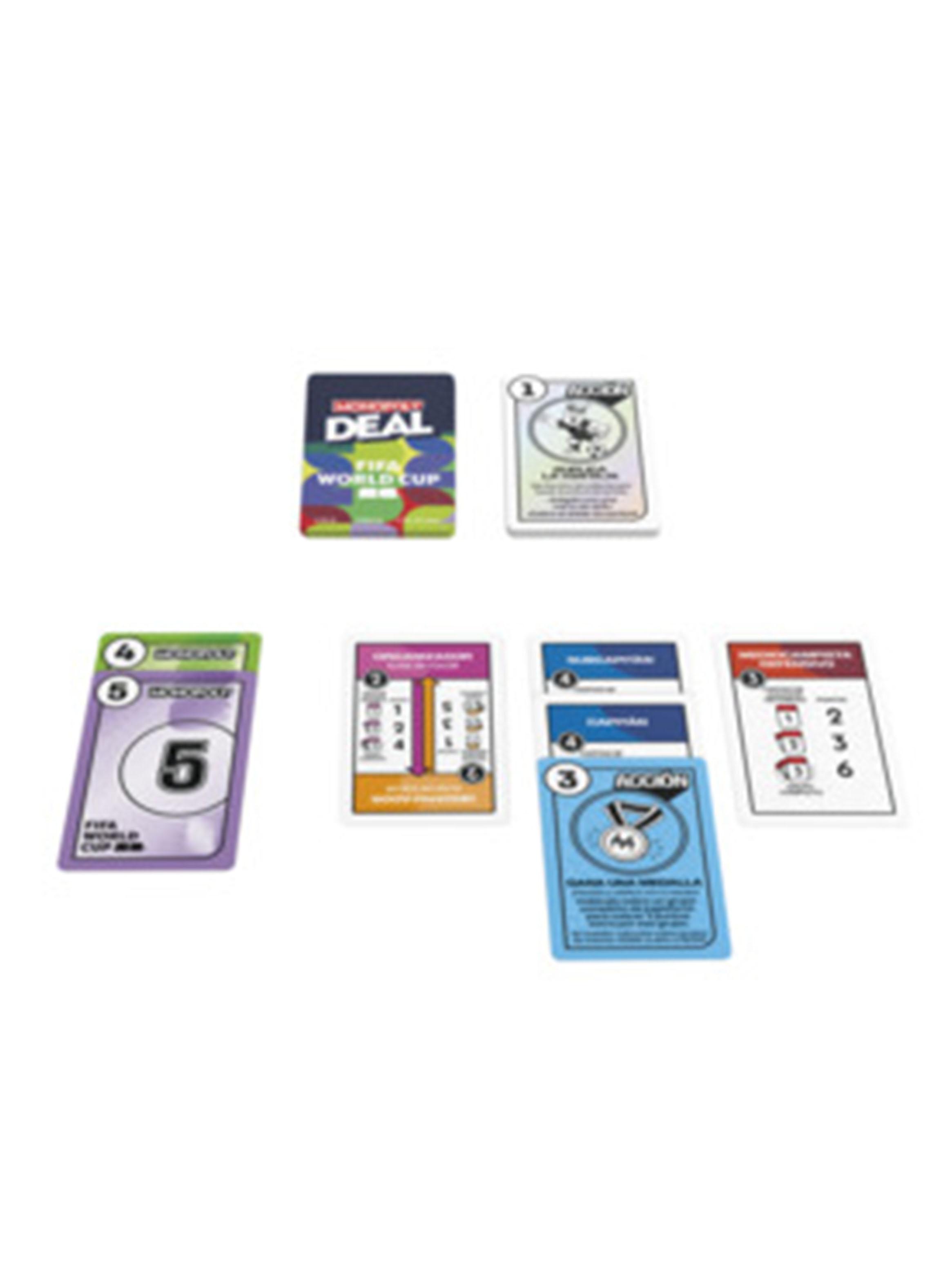 Juego de Cartas Monopoly Deal Edición Copa Mundial FIFA 2026-2