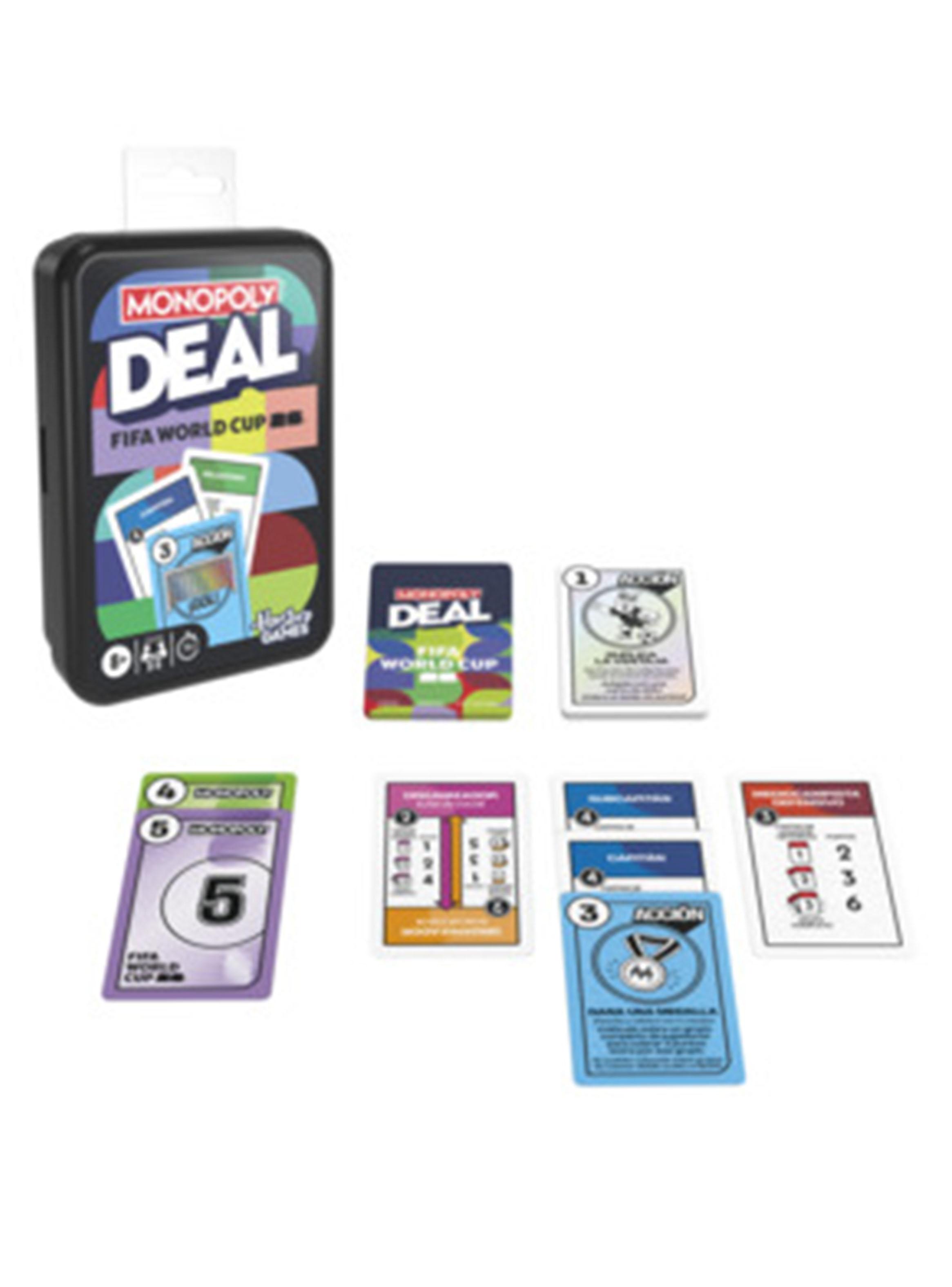 Juego de Cartas Monopoly Deal Edición Copa Mundial FIFA 2026-1