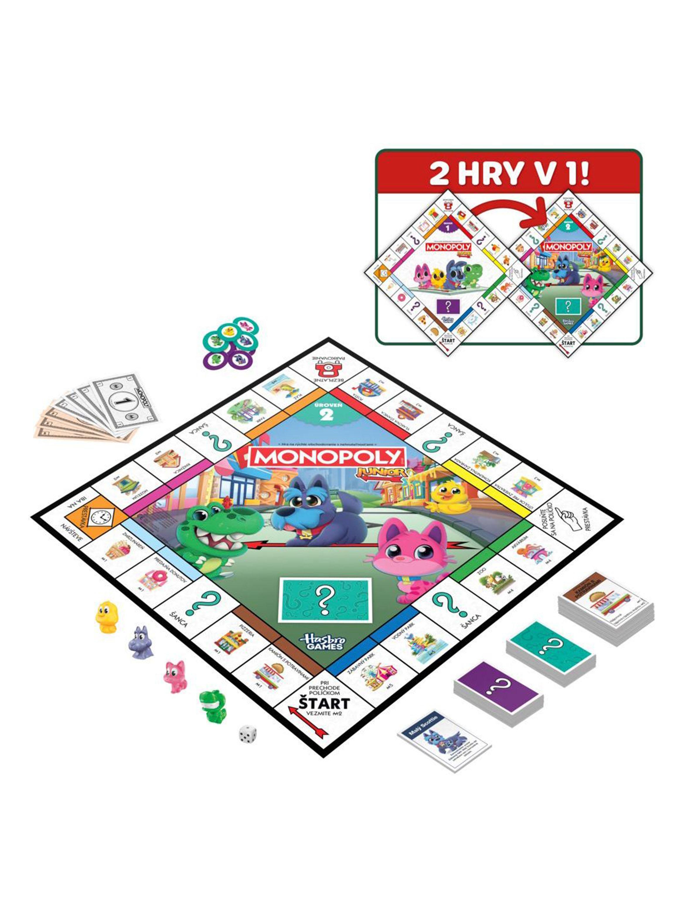 Juego de Mesa Monopoly Junior-3