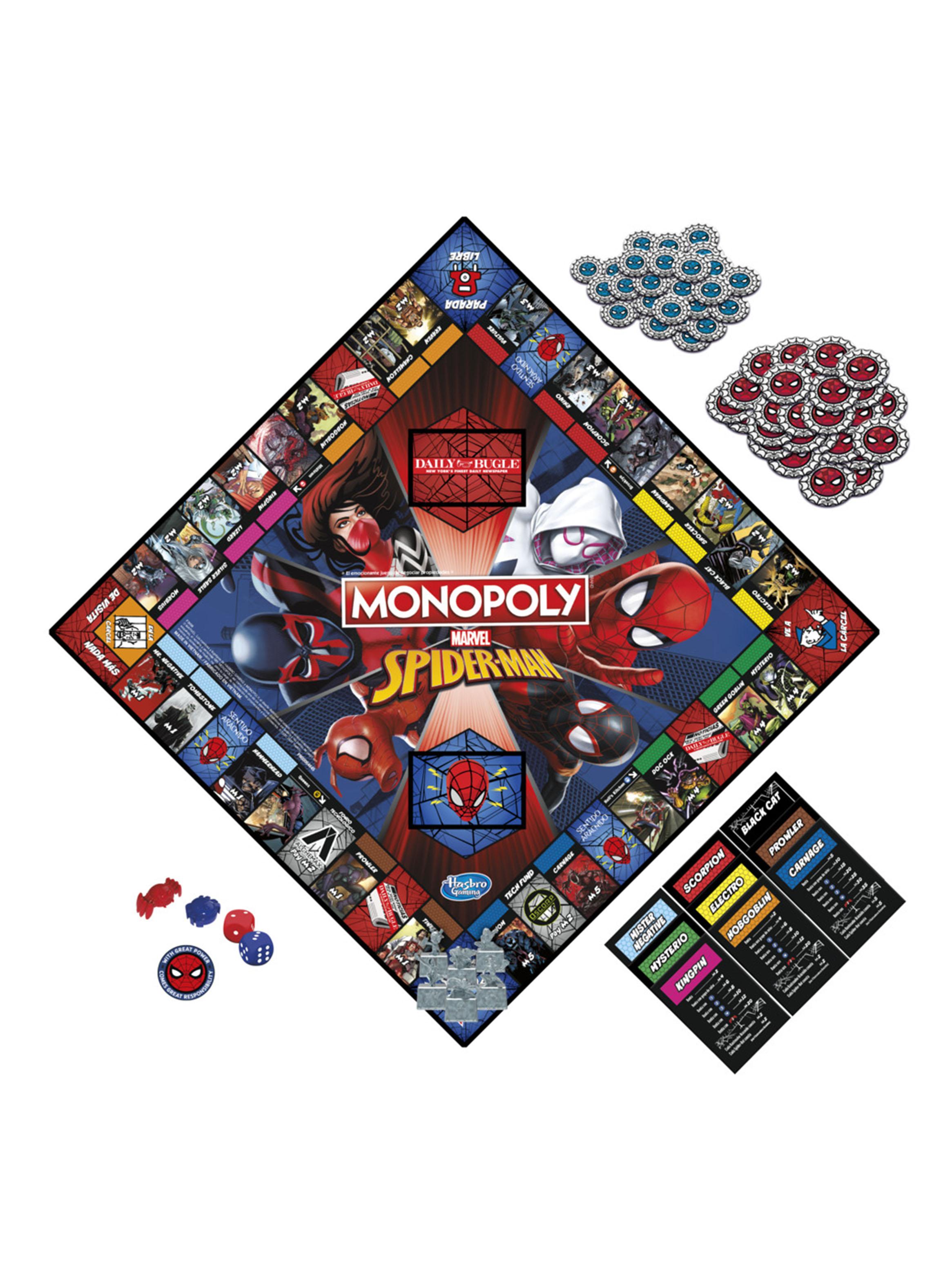 Juego de Mesa Infantil Monopoly Spiderman-2