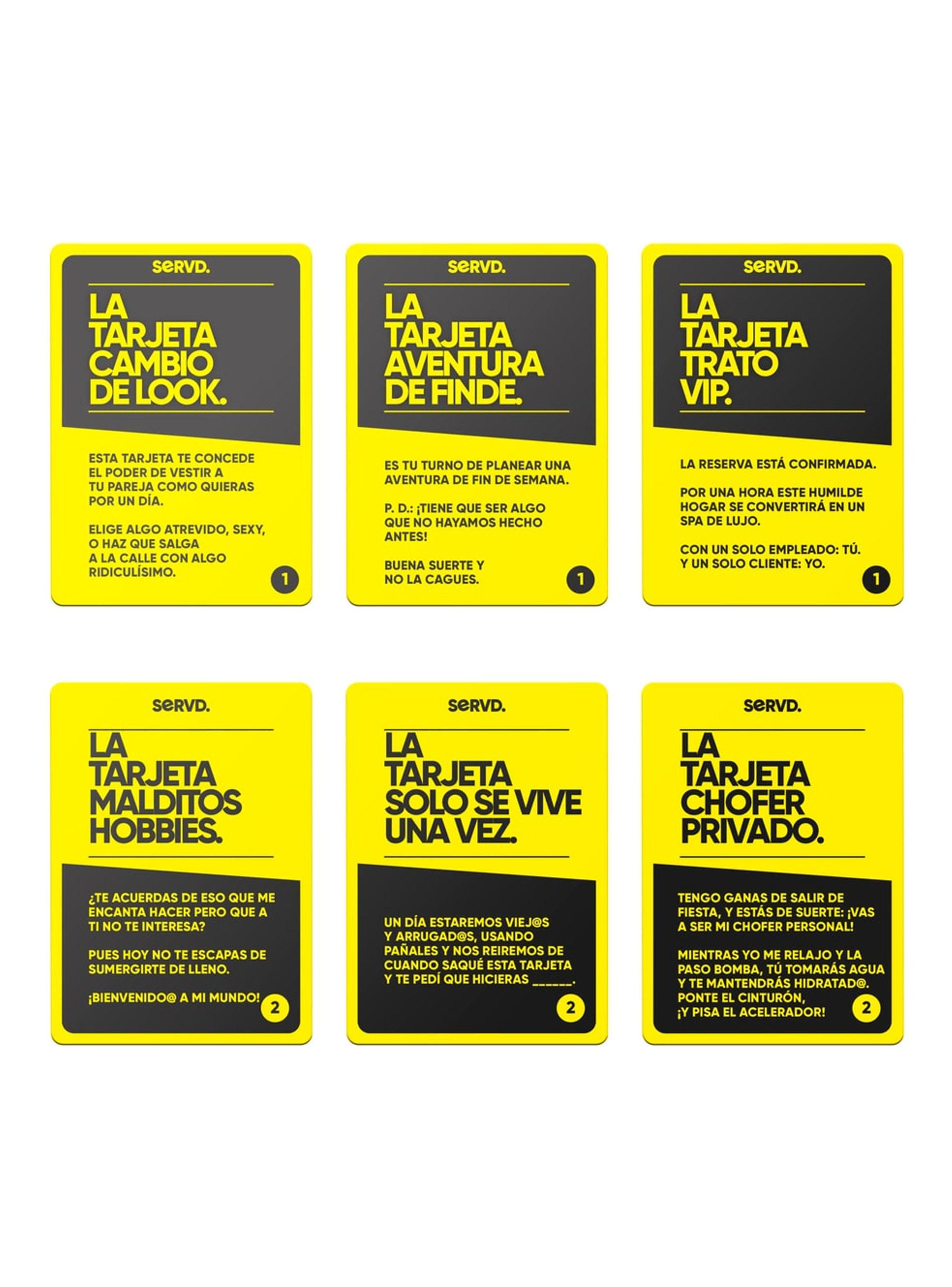 Juego de Mesa Adultos SERVD Parejas-2