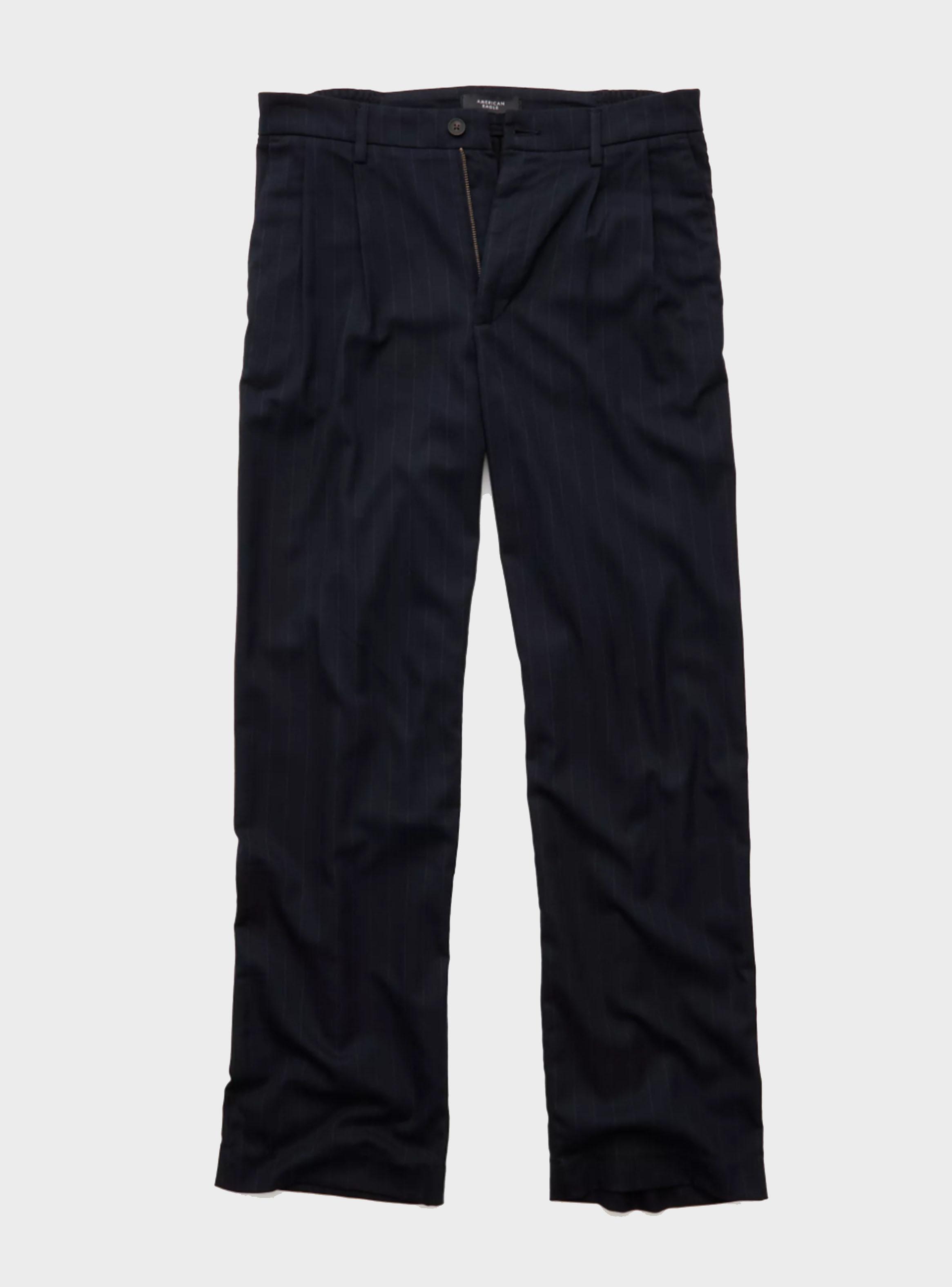 Pantalón con Pinzas Tiro Medio-3