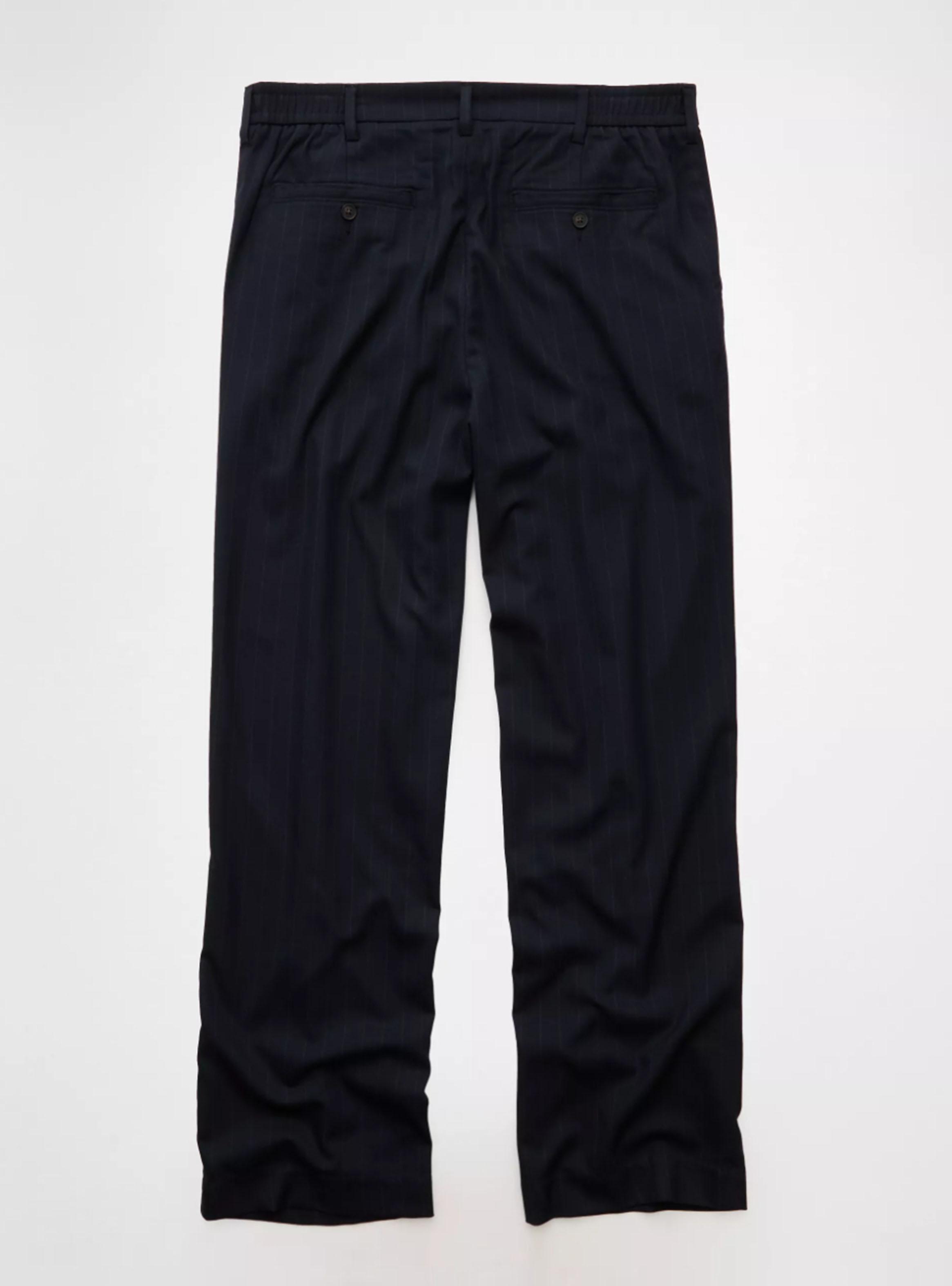 Pantalón con Pinzas Tiro Medio-4