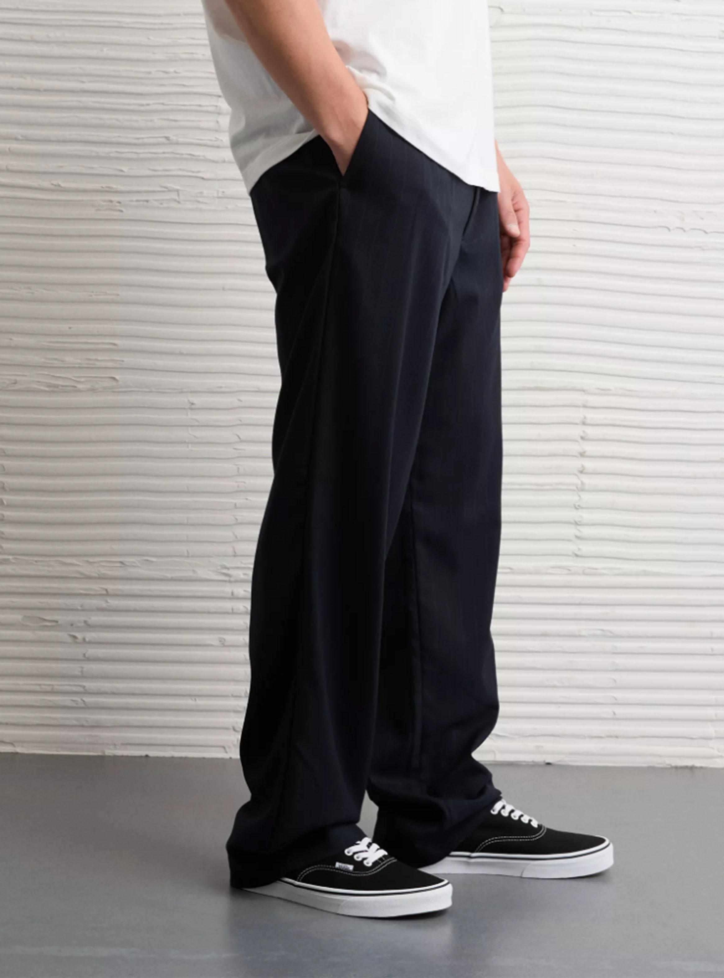 Pantalón con Pinzas Tiro Medio-2