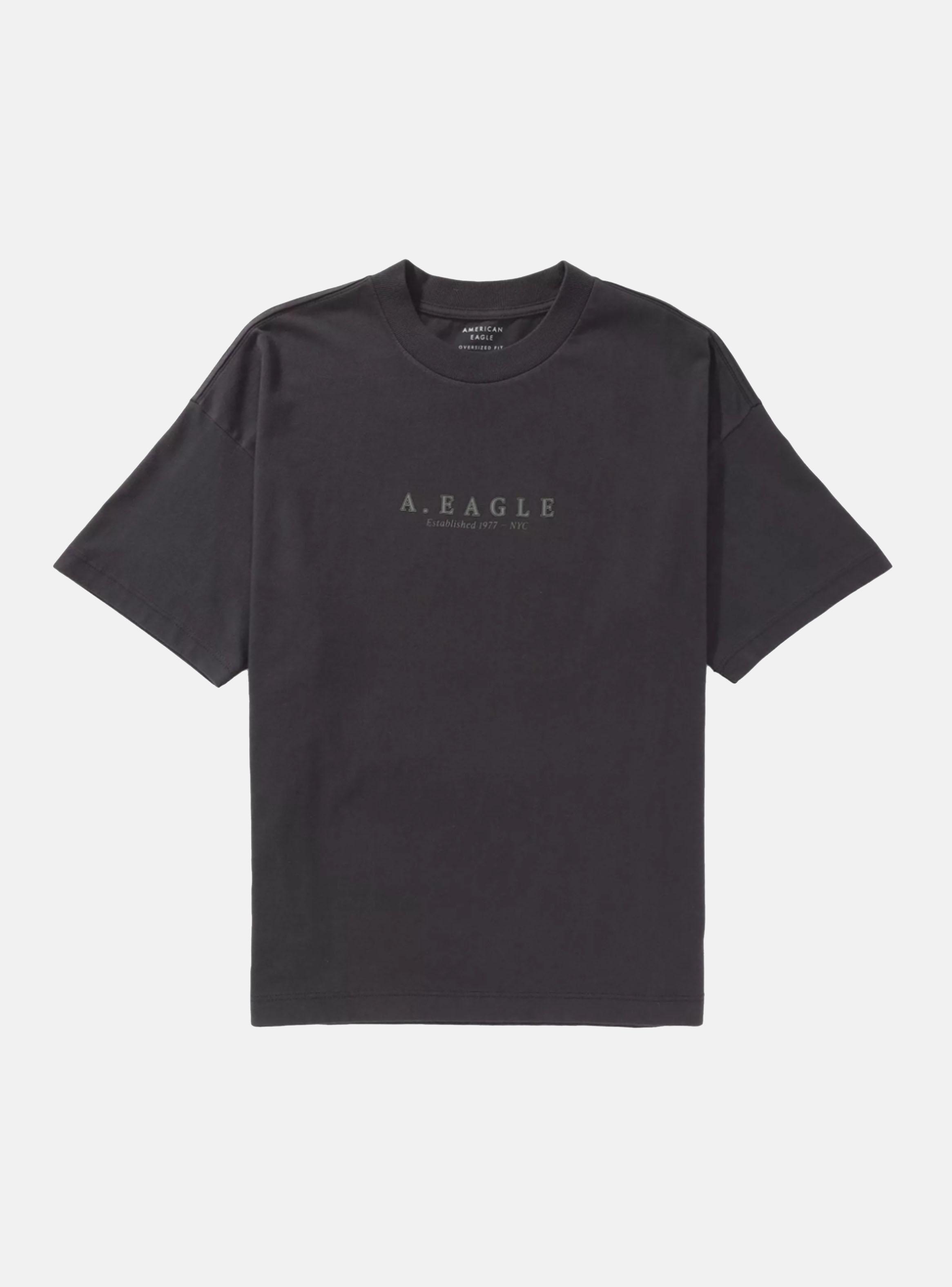Polera AE con Gráfico de Logotipo de Icono-2
