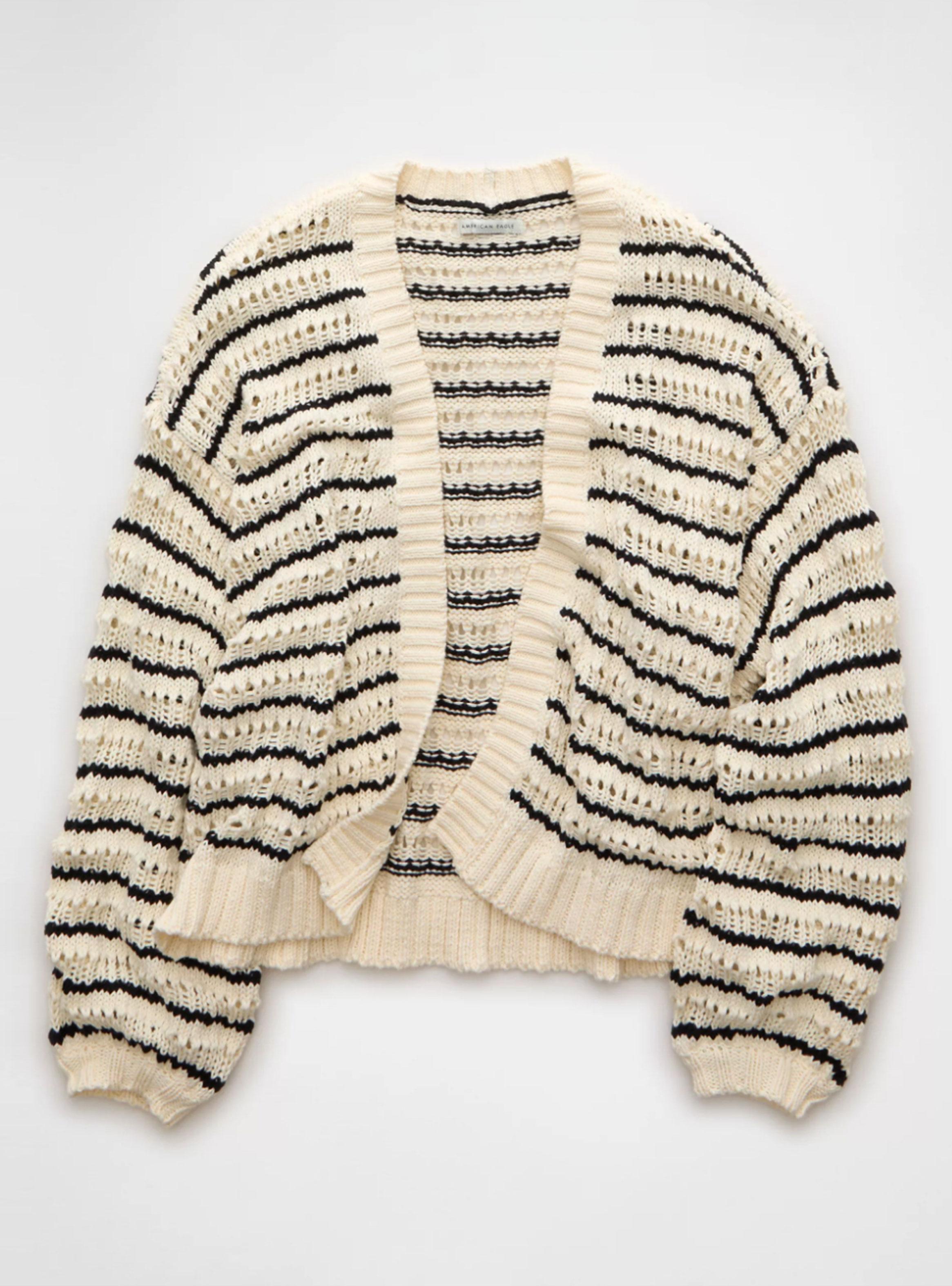 Sweater Tejido Ae Abierto-4