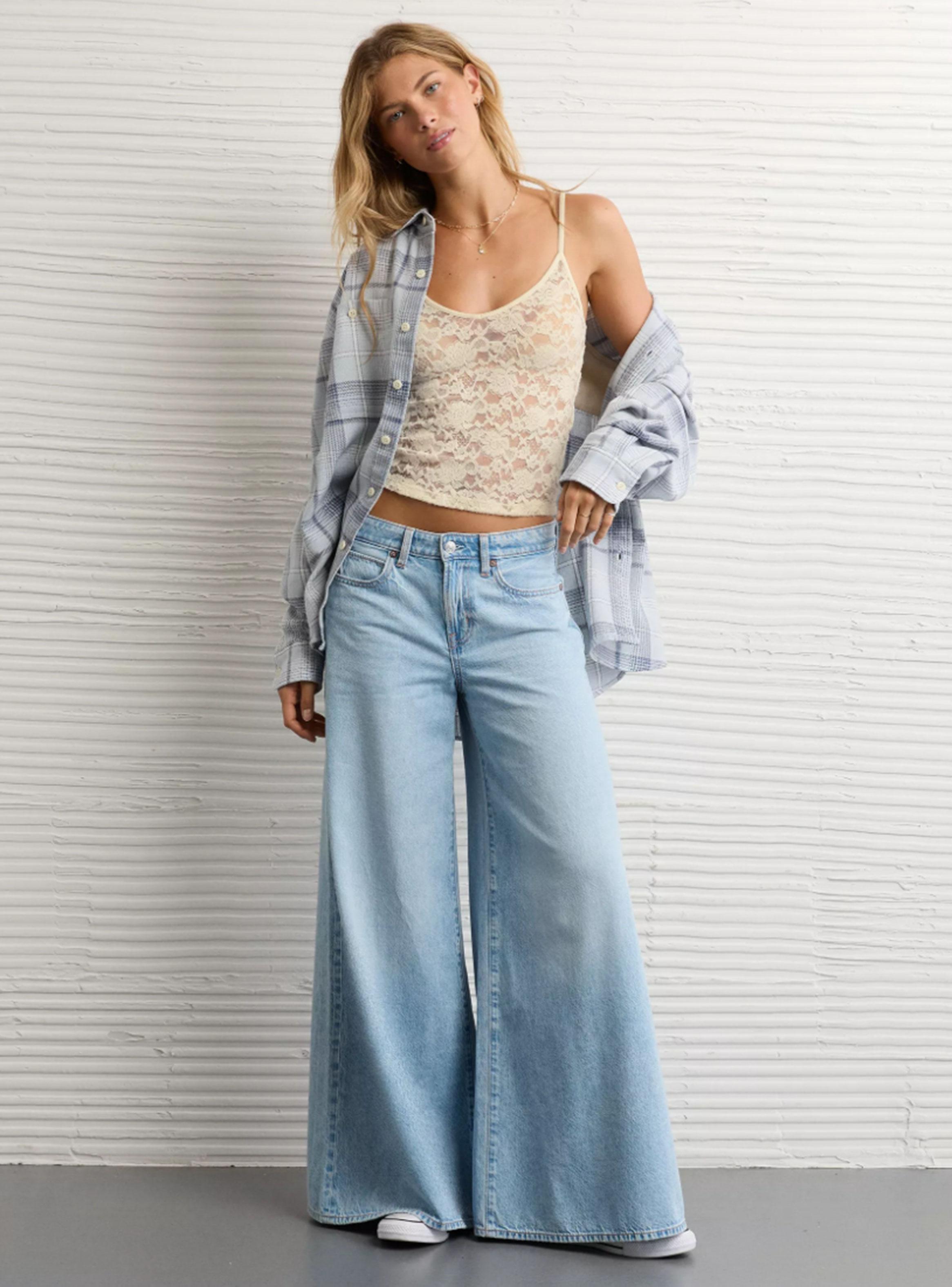 Polera Ae Rib Escote en V con Tirantes Finos-2