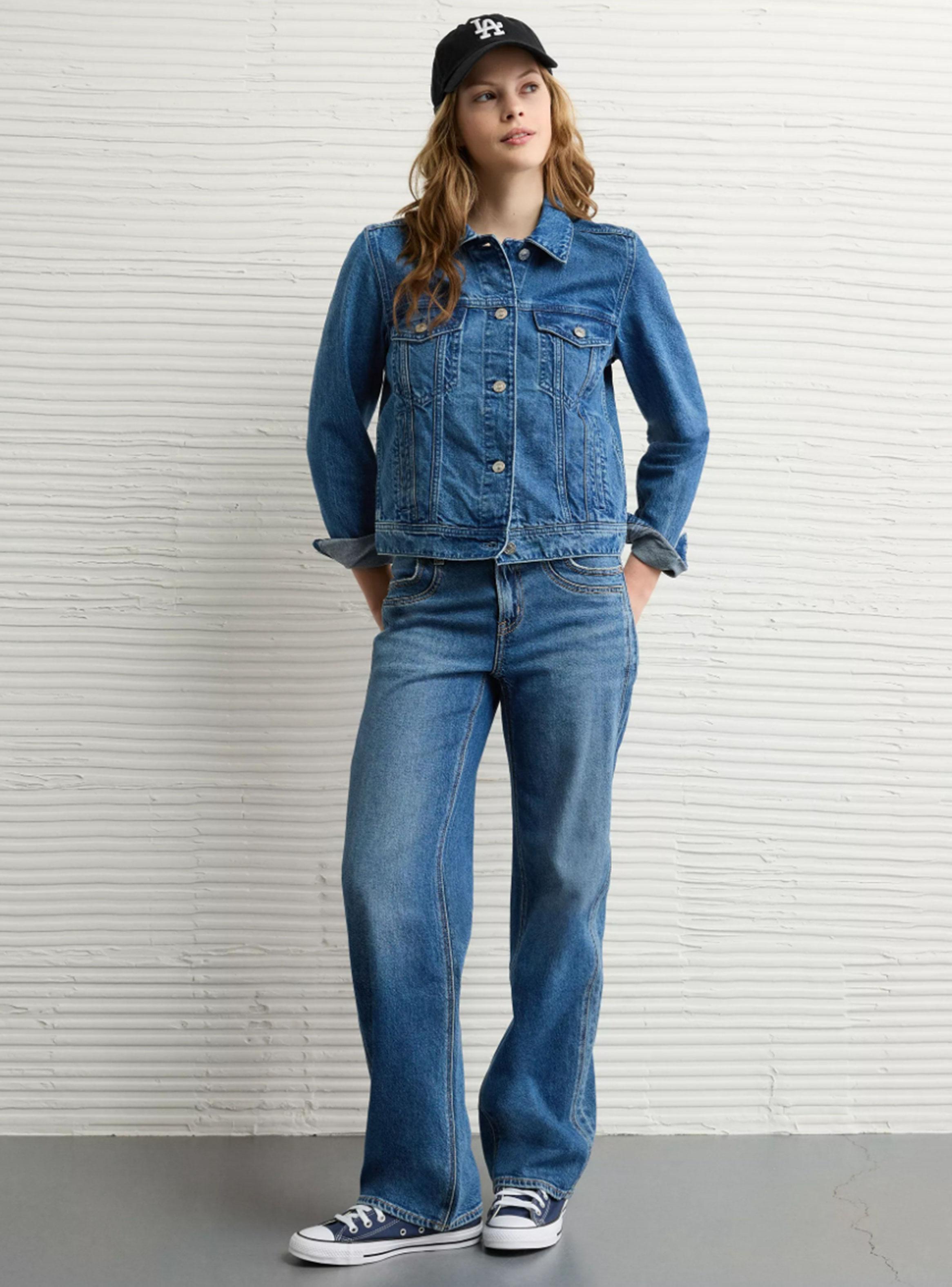 Chaqueta Ae Clásica con Denim-3