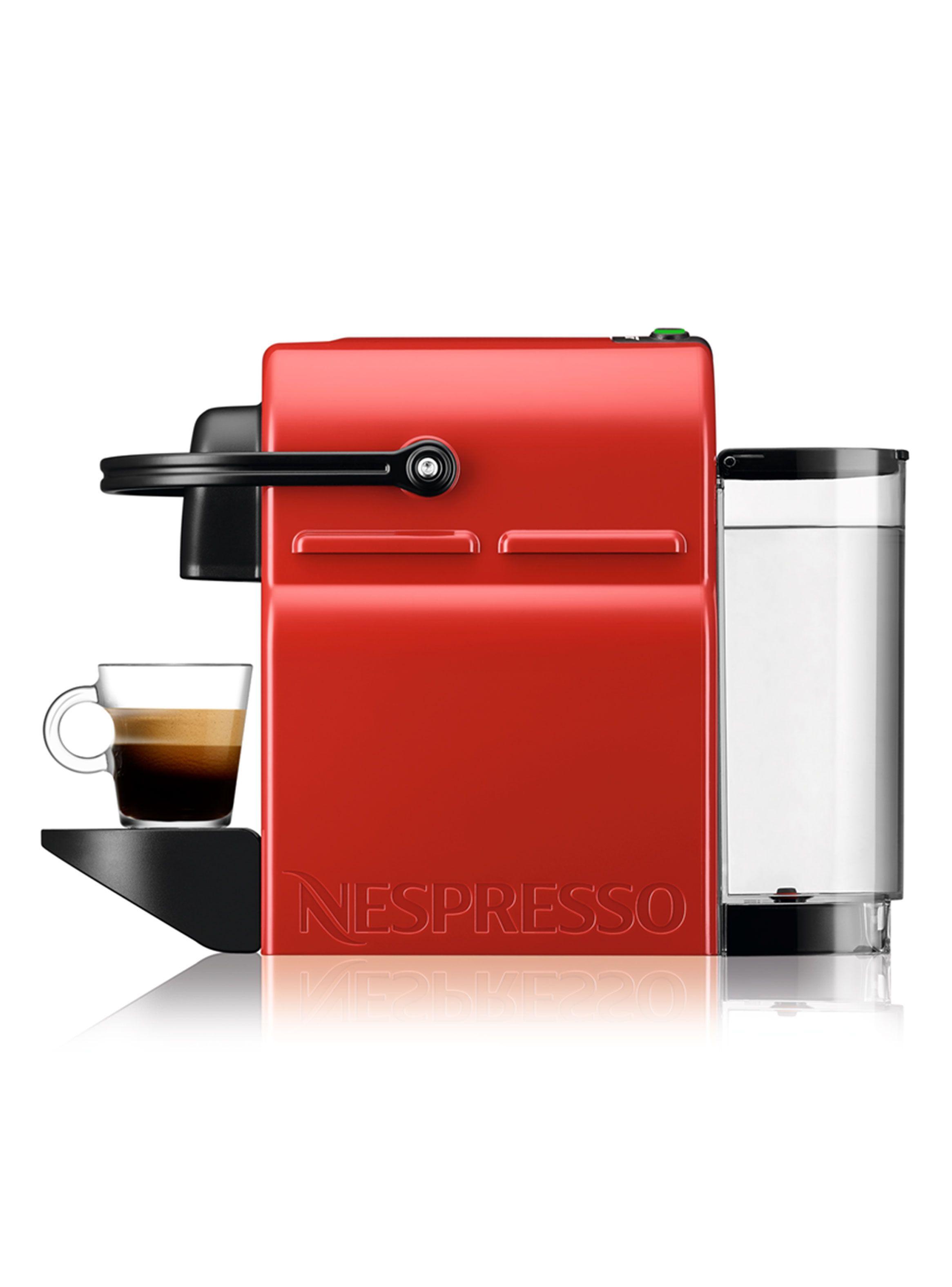 Cafetera de Cápsulas Inissia Roja + Espumador de Leche Aeroccino 3-4