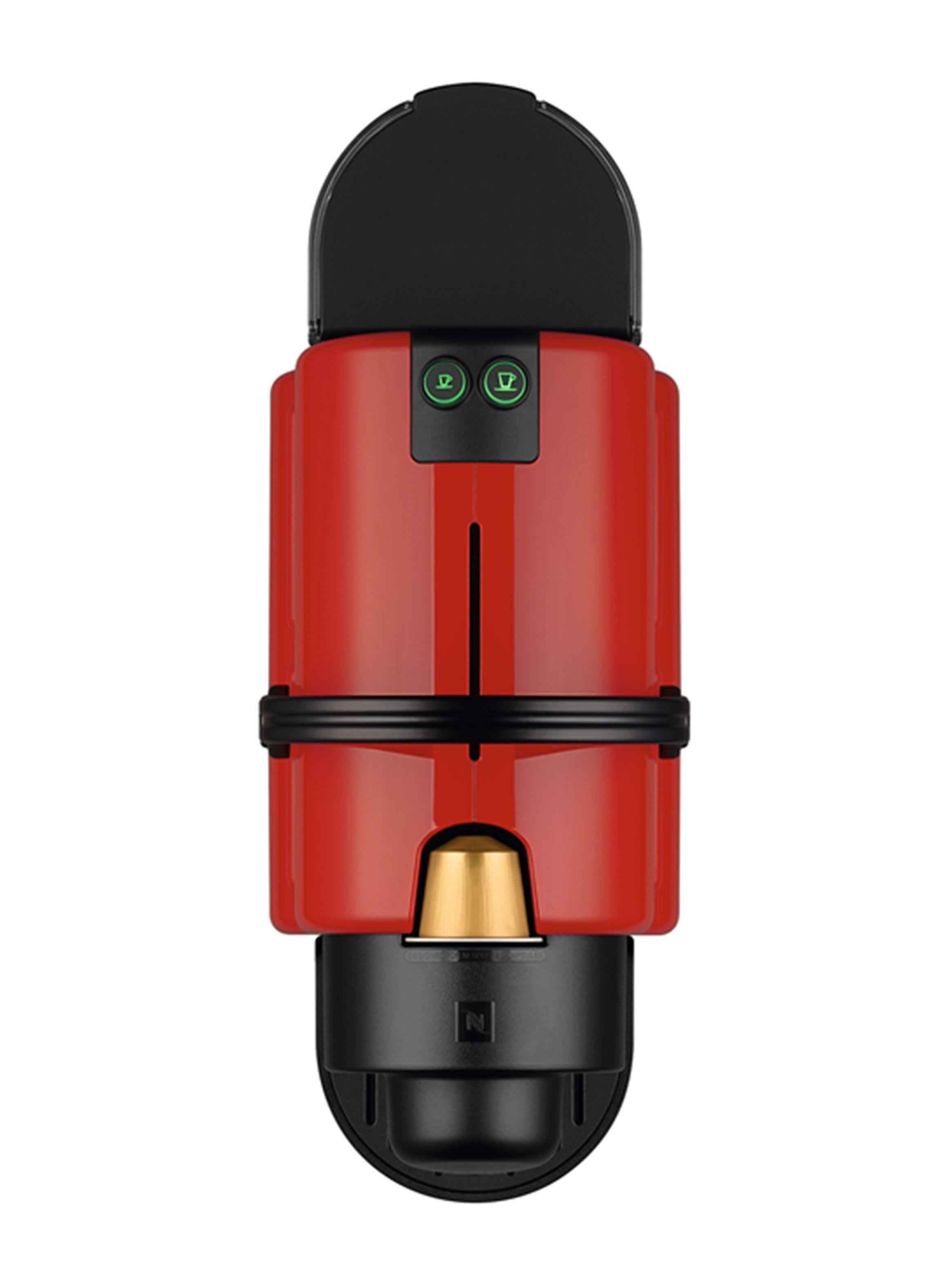 Cafetera de Cápsulas Inissia Roja + Espumador de Leche Aeroccino 3-5