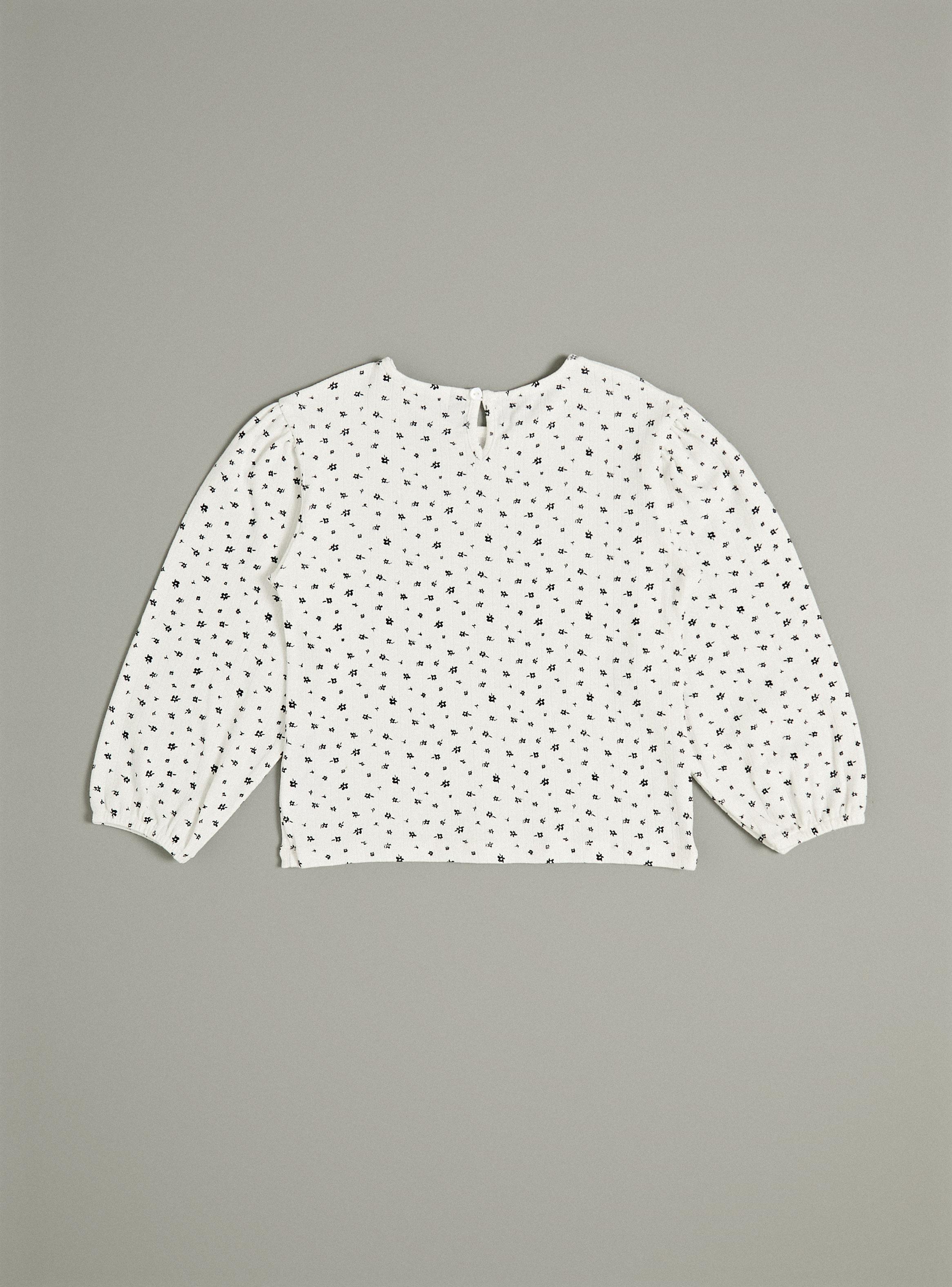 Polera Mangas Globos Niña-2