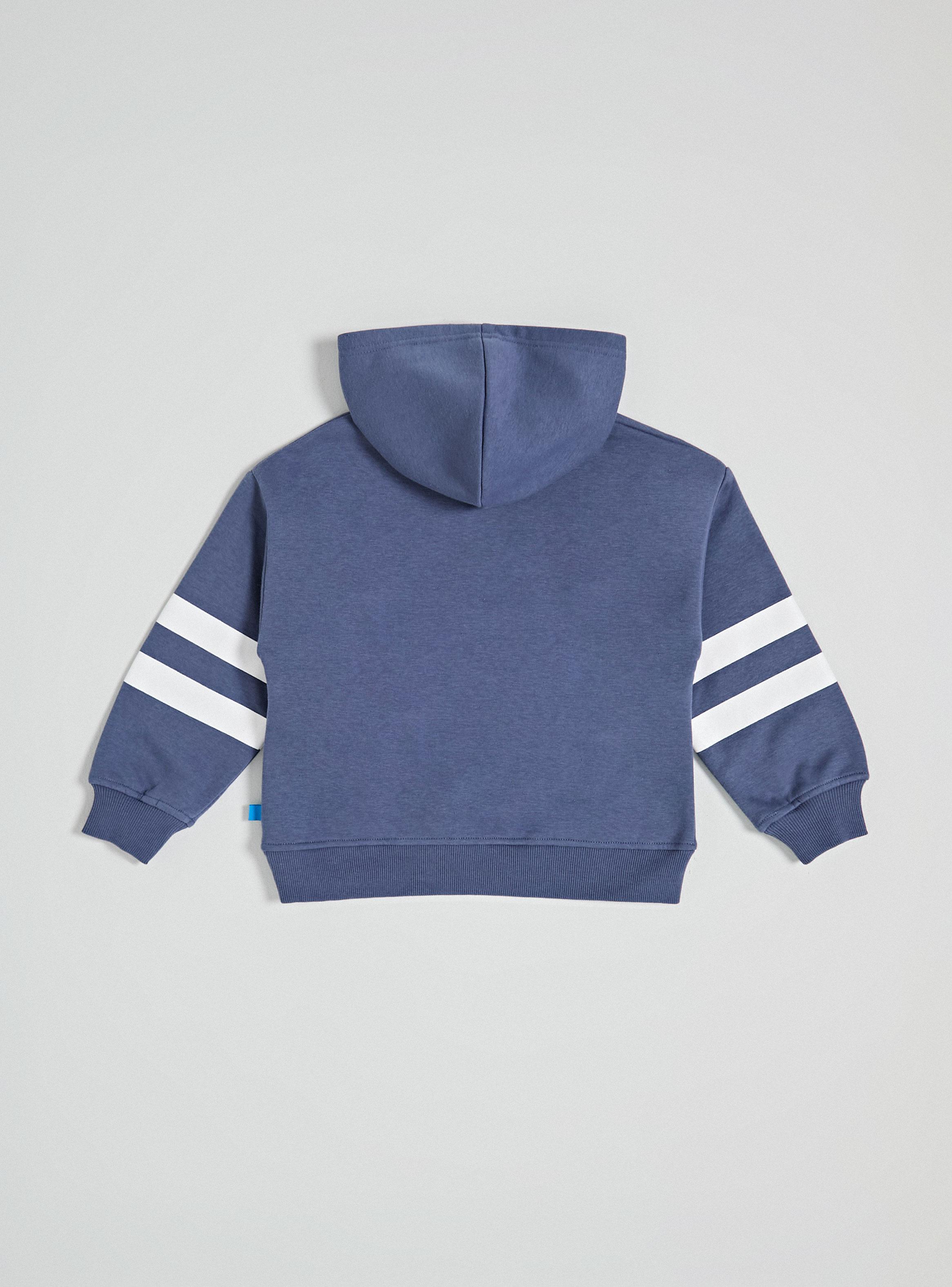 Polerón Stitch con Mangas Rayas-2