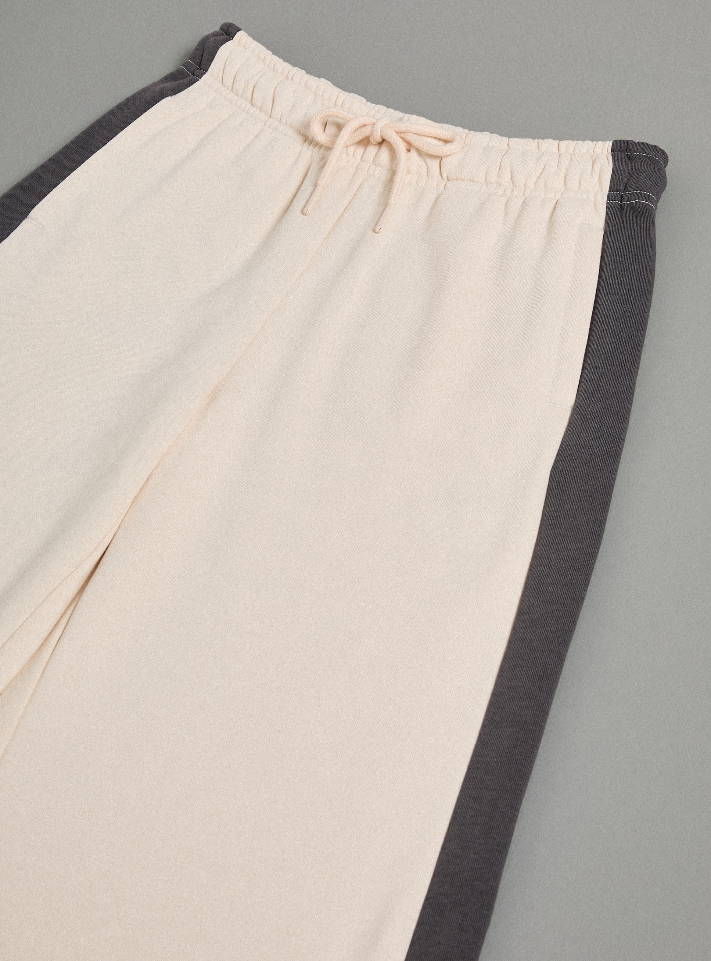 Pantalón de Buzo Cinta Color Contraste-3