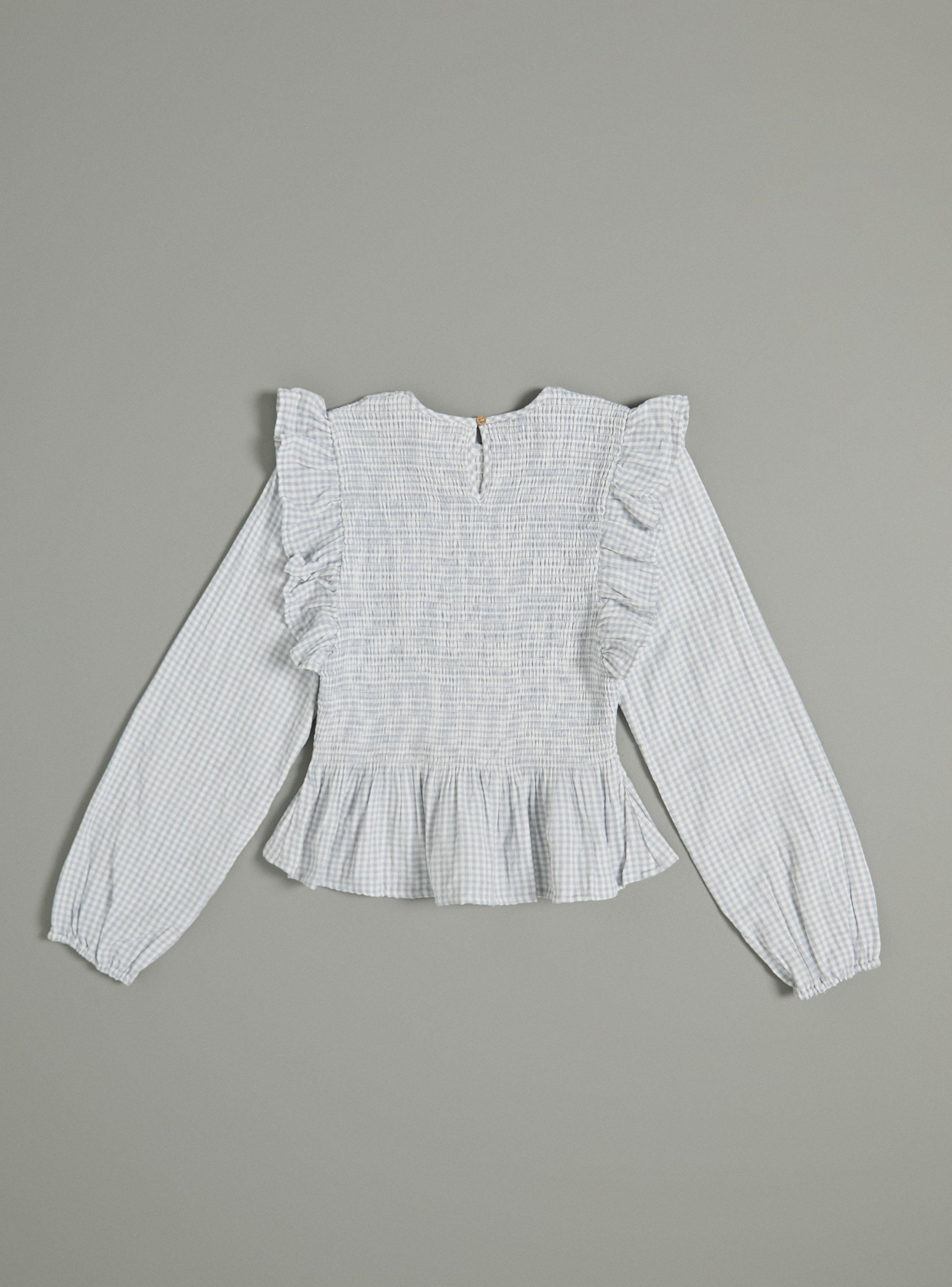 Blusa Vichy con Vuelos-2