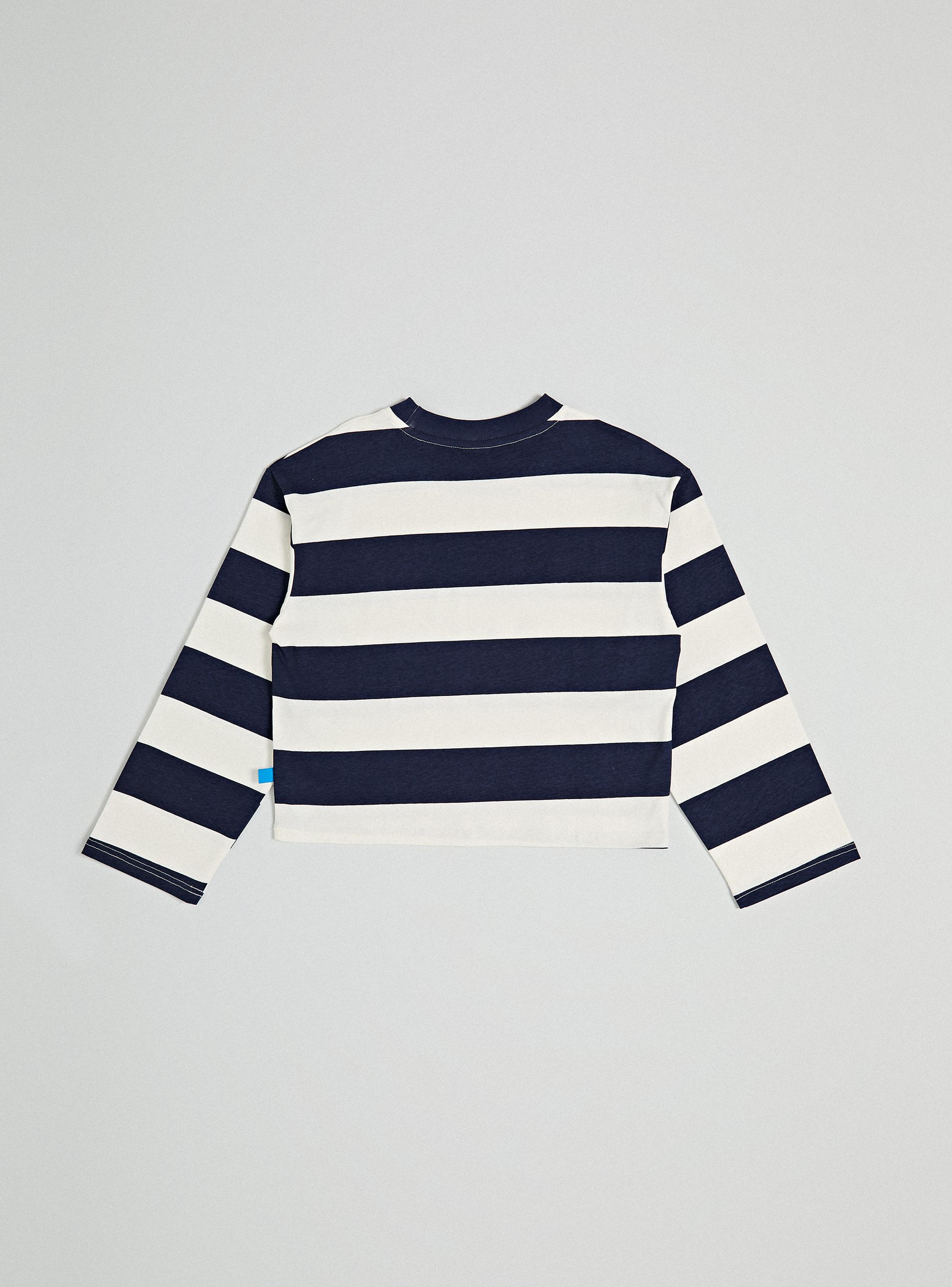 Polera Diseño Stitch con Rayas-2