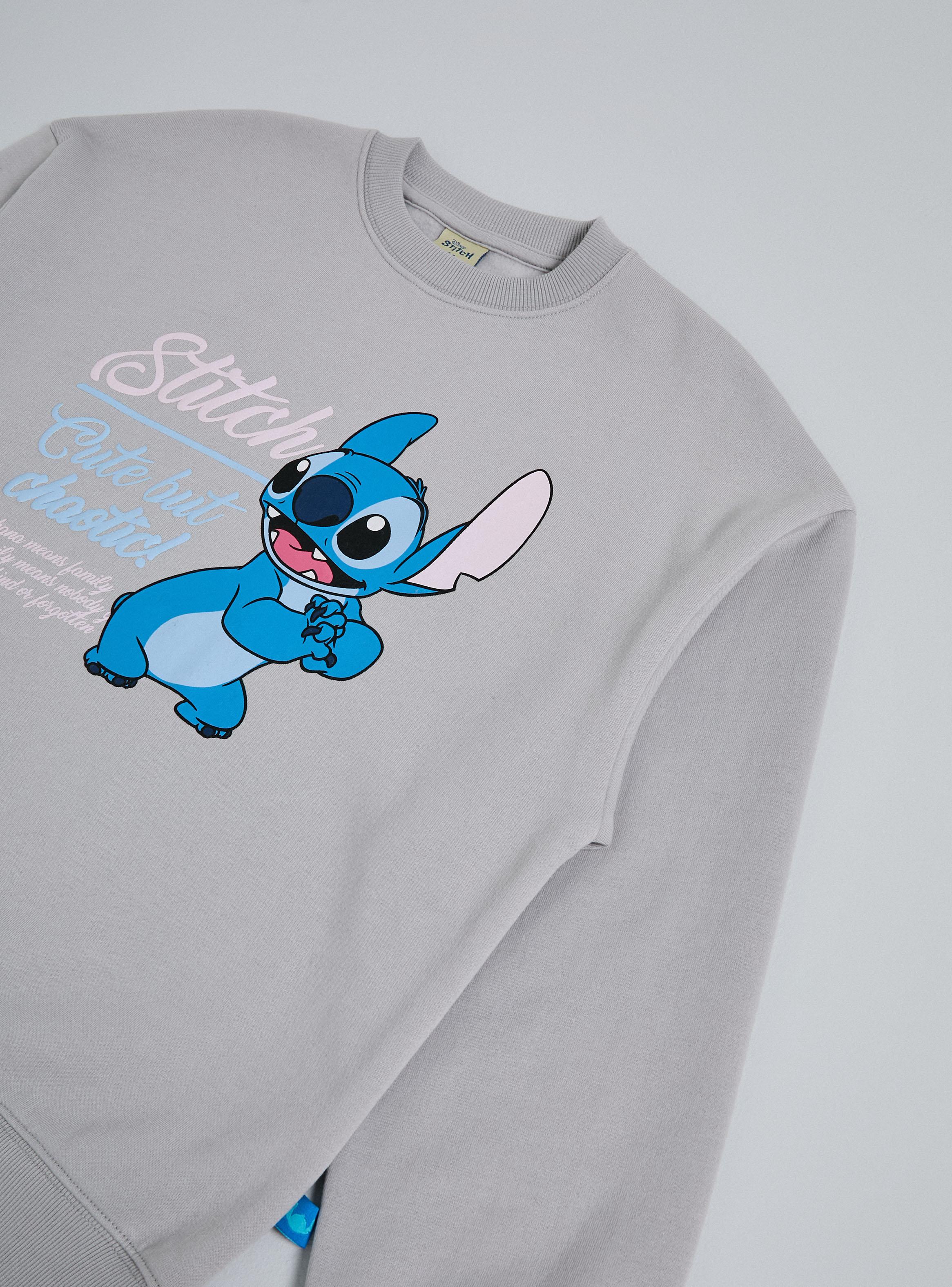 Polerón Estampado Frase con Stitch-3