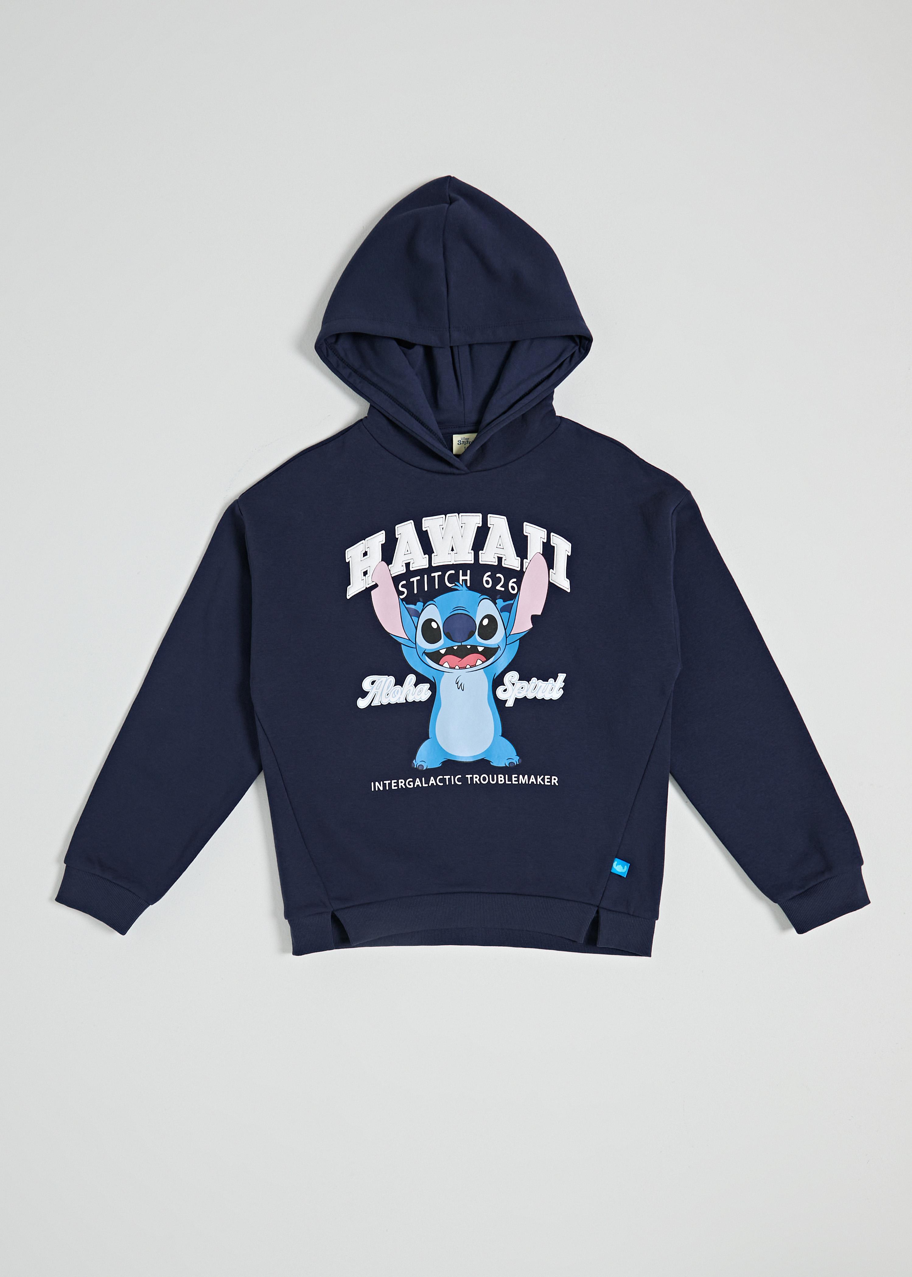 Polerón Estampado Stitch Hawai-1