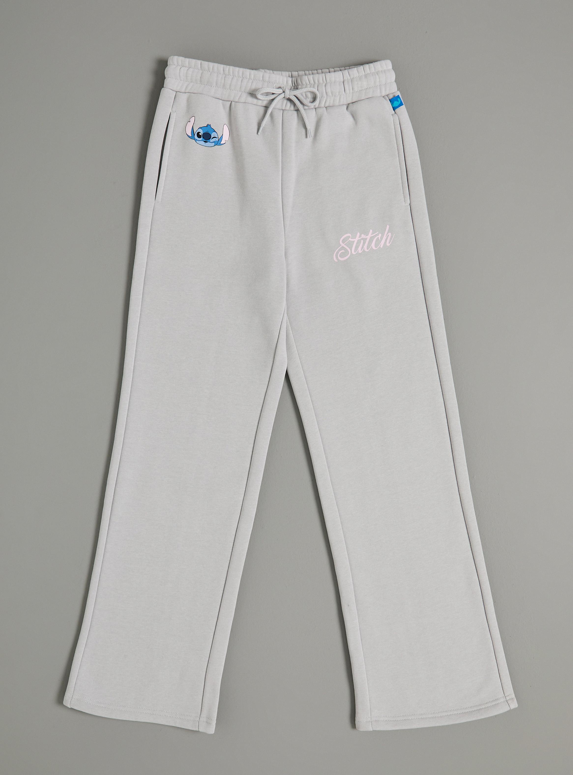 Pantalón de Buzo Estampado Stitch Niña-1