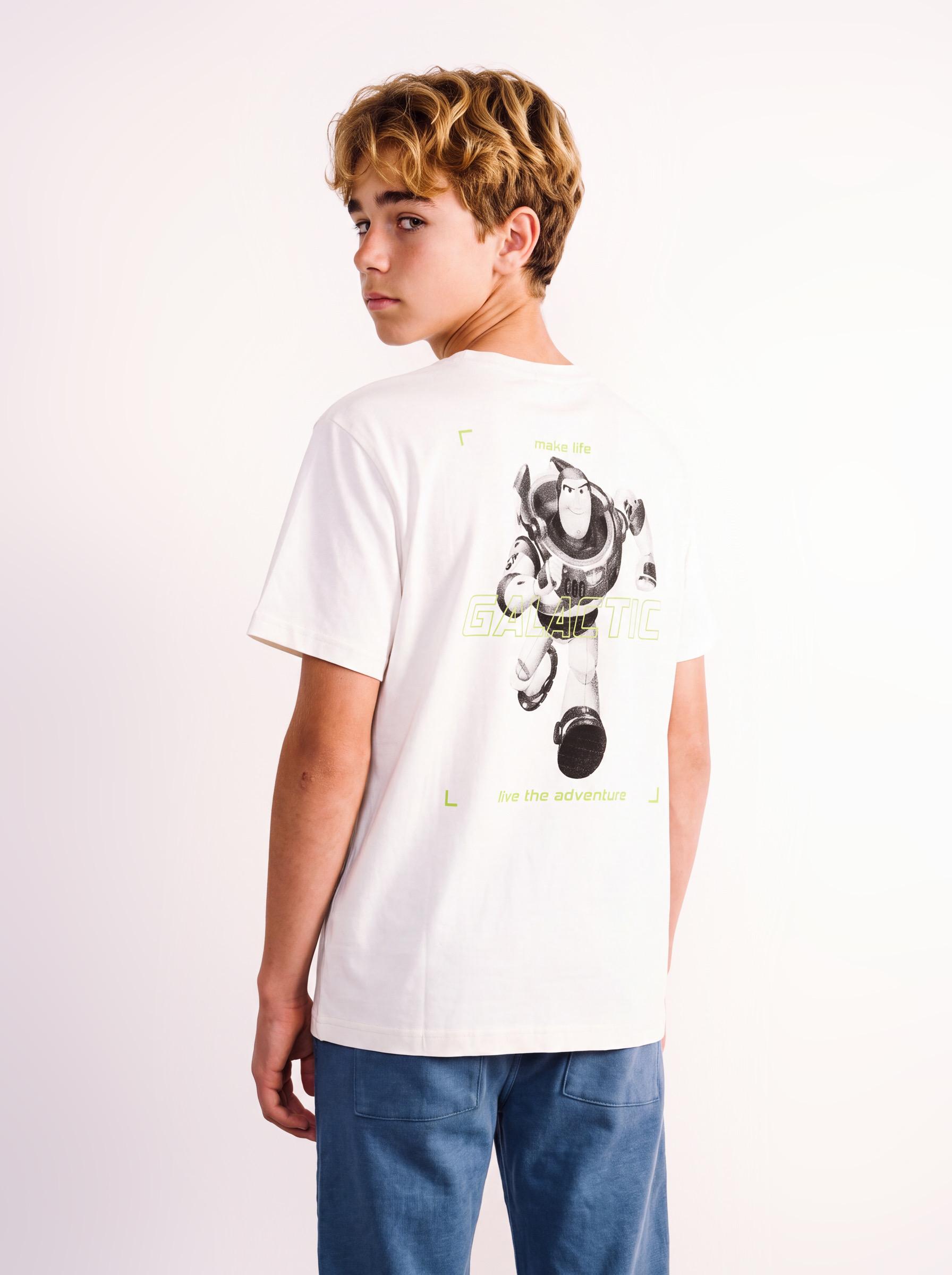 Polera Estampado Buzz Lightyear Espalda-0