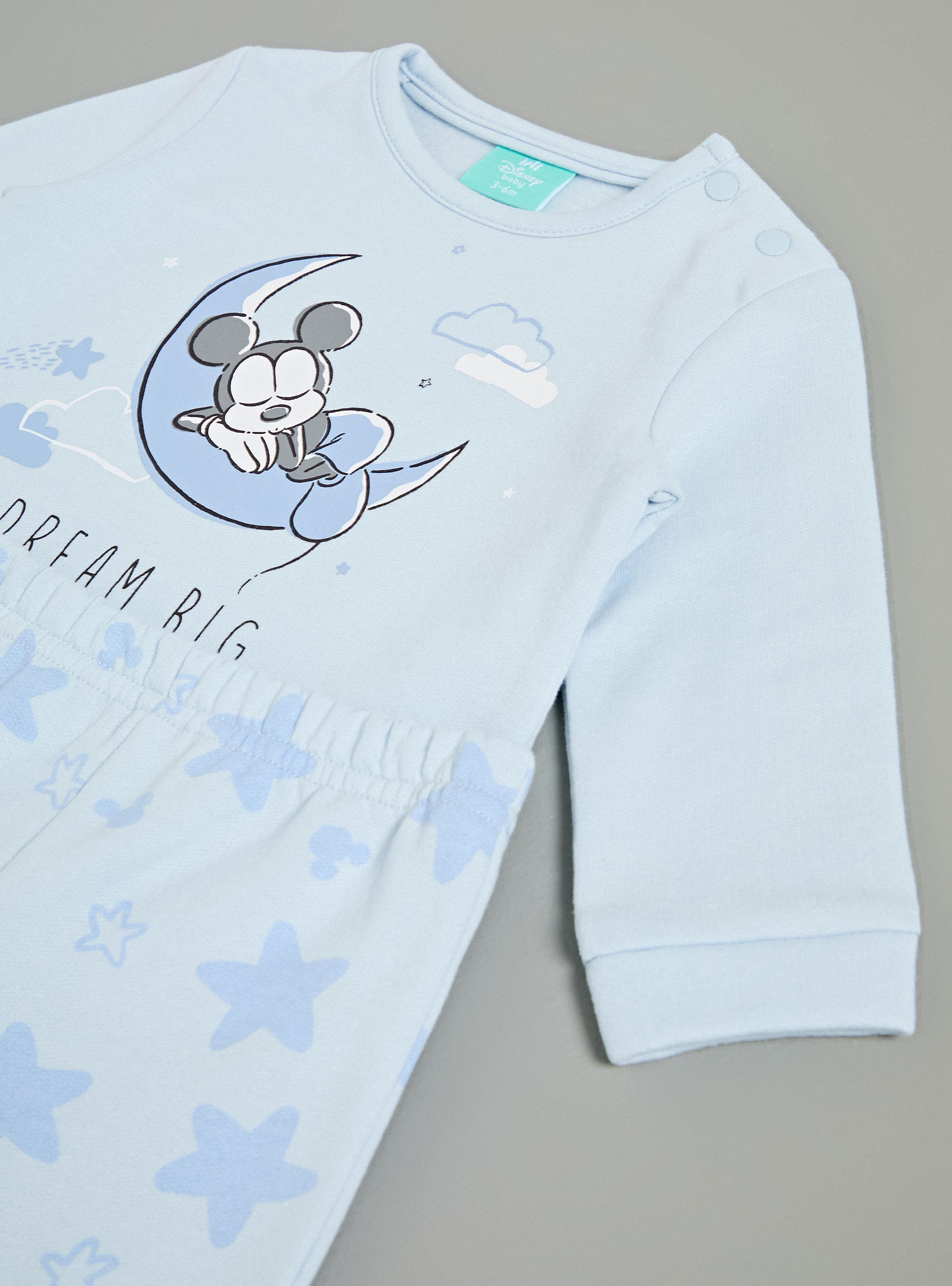 Pijama Estampado Mickey Mouse Dormido-3