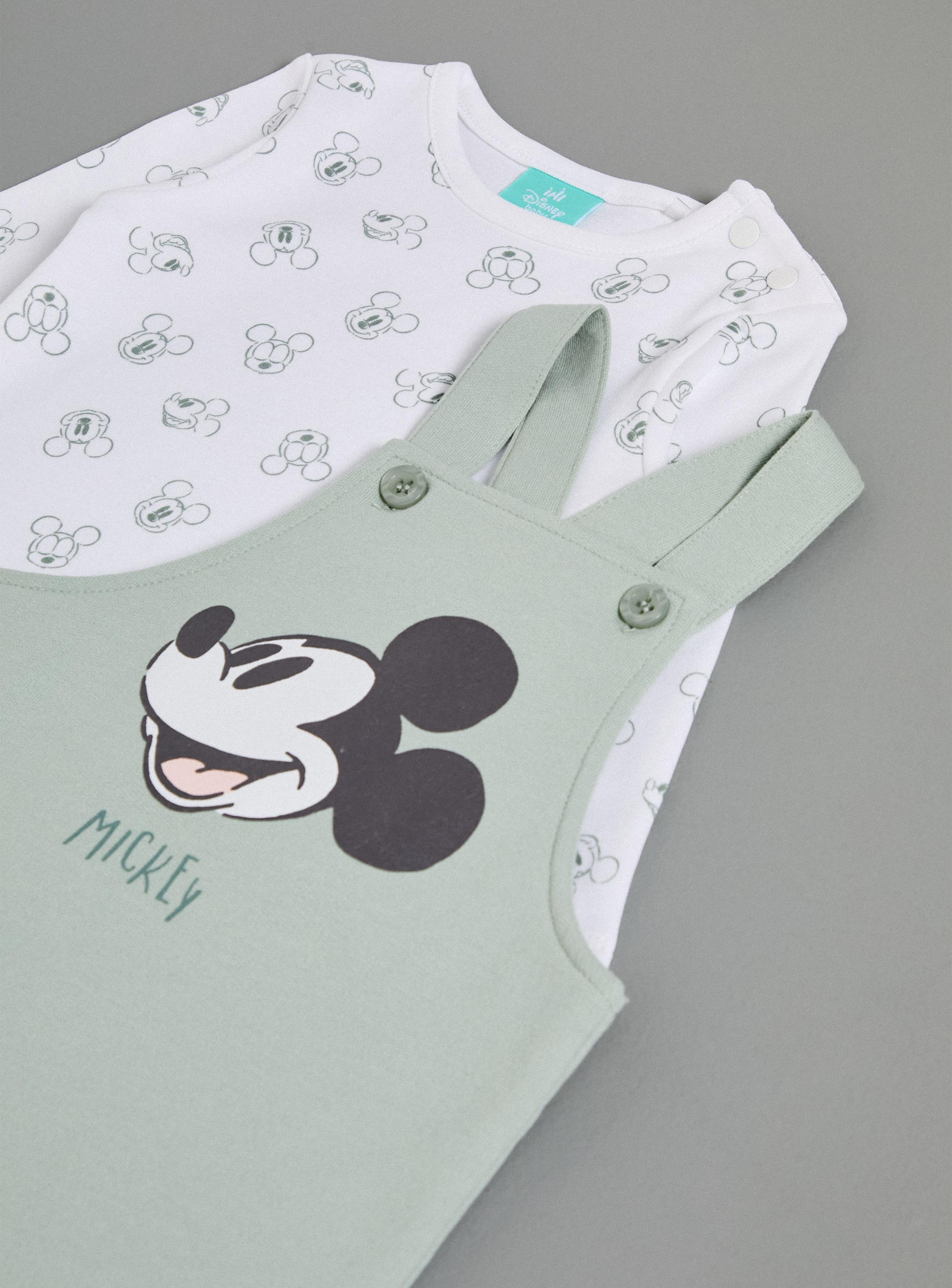 Set Jardinera y Body Mickey Mouse-3