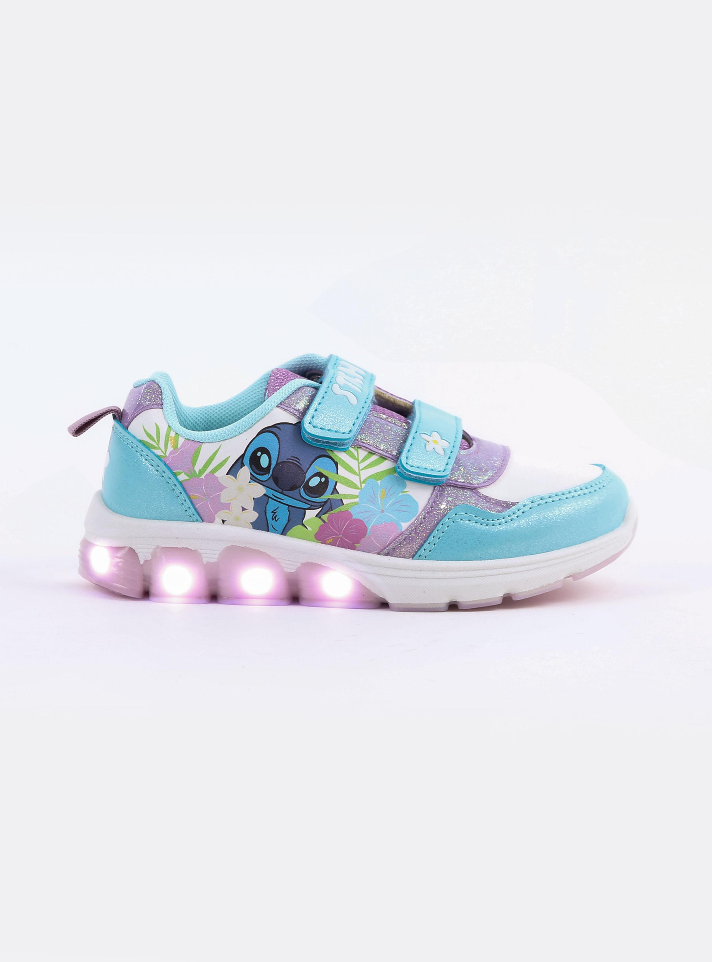 Zapatilla Urbana Flores Disney con Luces Niña-0