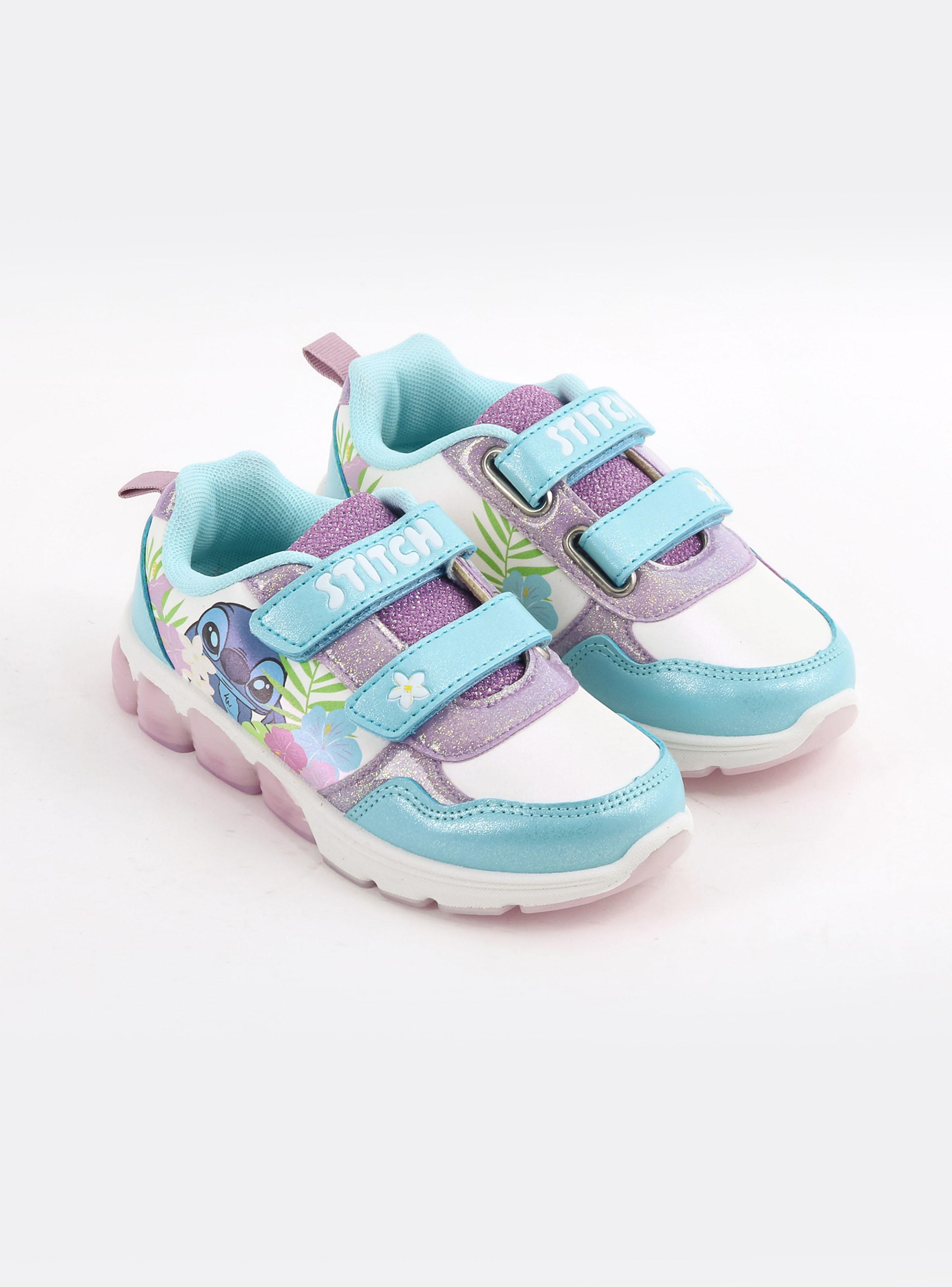 Zapatilla Urbana Flores Disney con Luces Niña-1