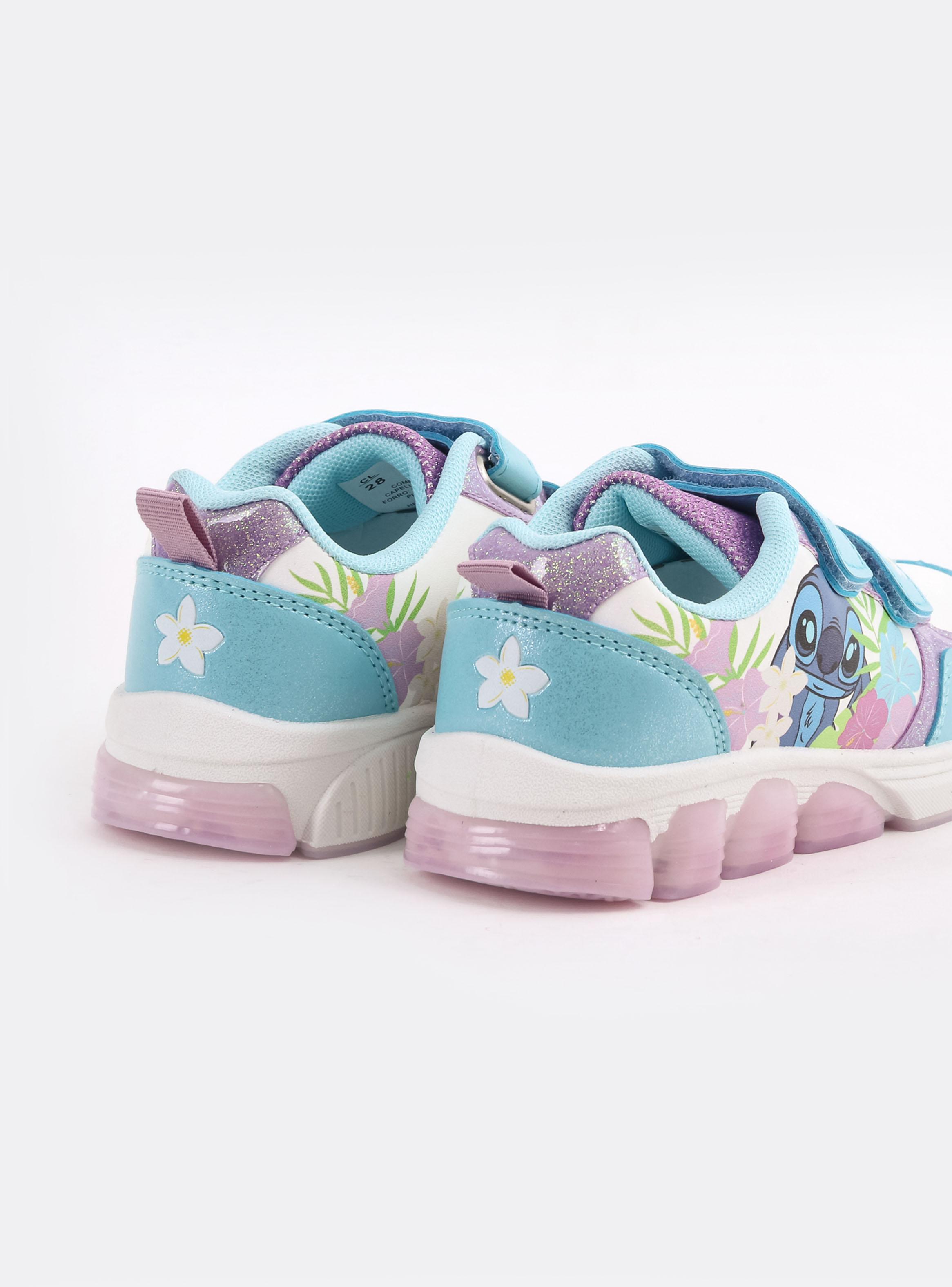 Zapatilla Urbana Flores Disney con Luces Niña-3