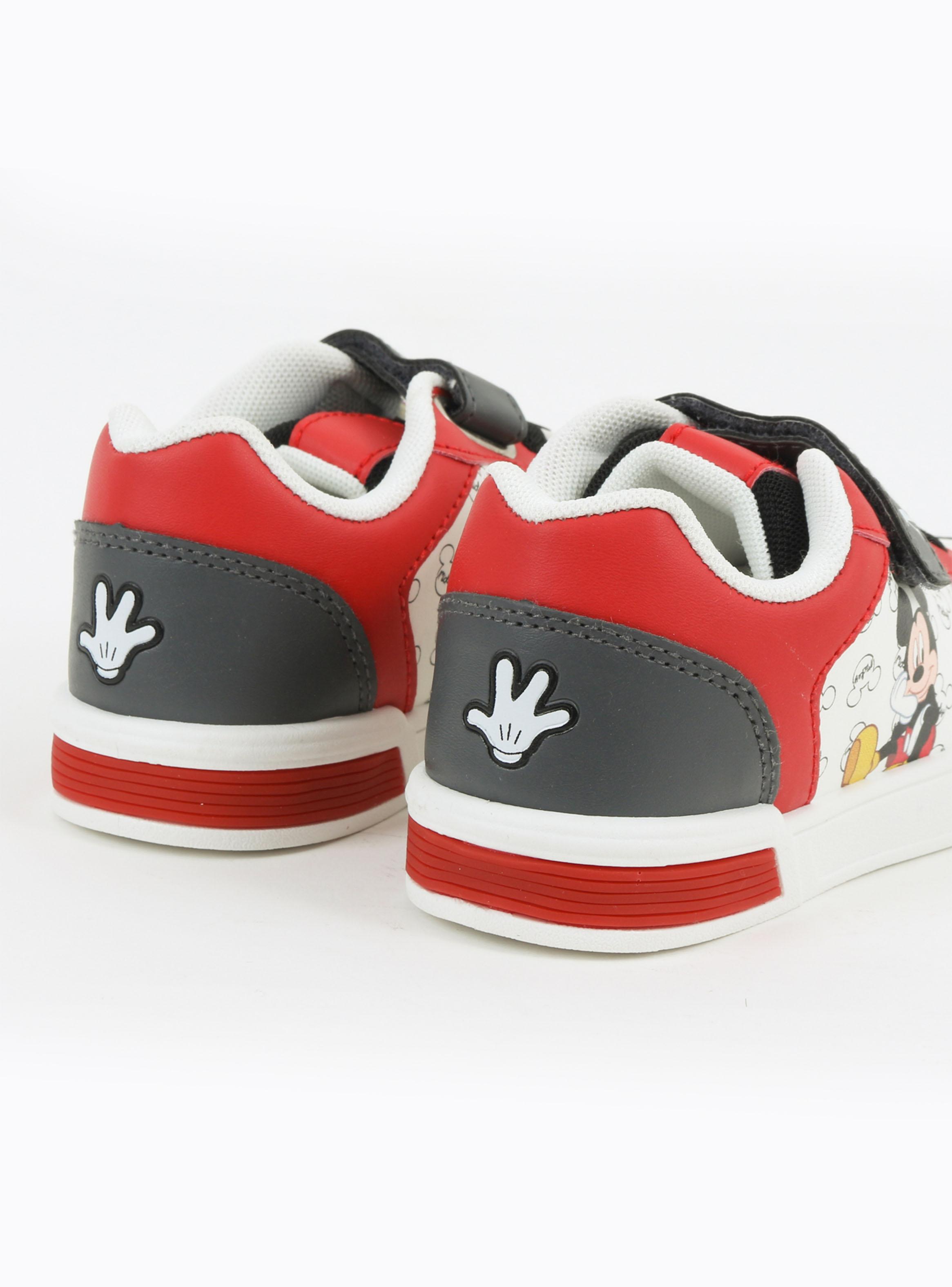 Zapatilla Urbana Mickey Sentado con Luces Velcro Niño-3