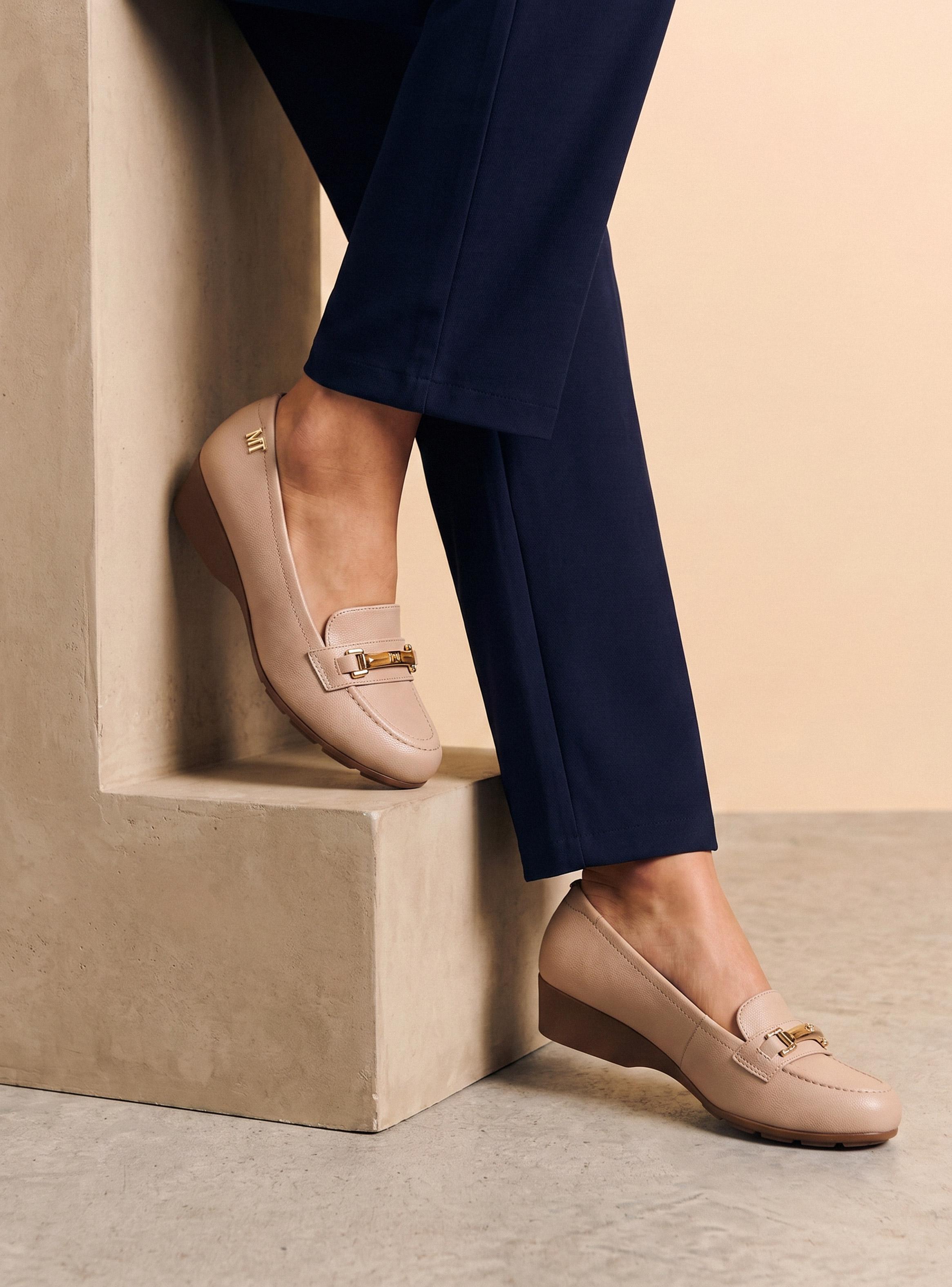 Mocasín Comfort con Taco Cuña Mujer-0