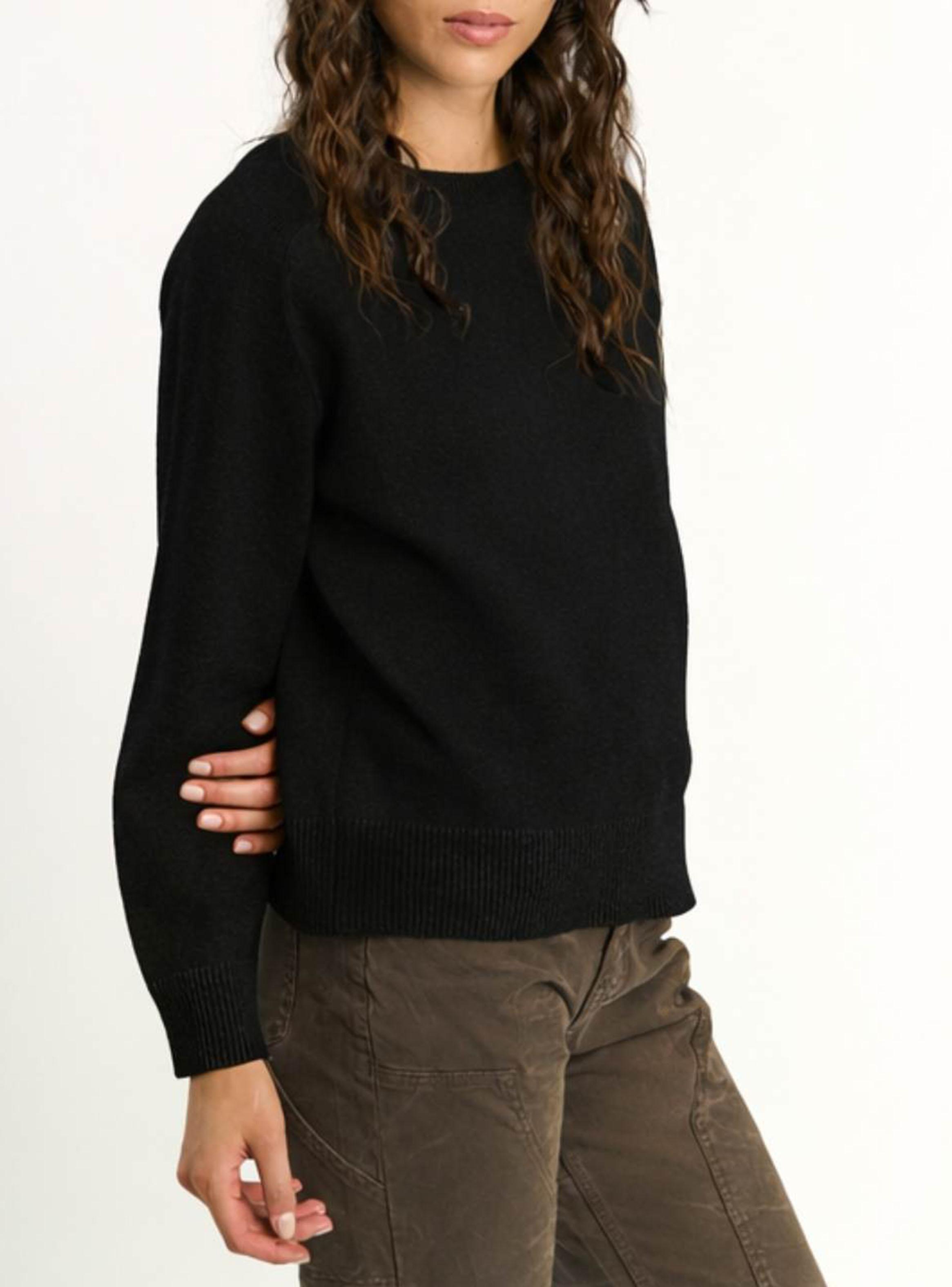 Tejido Loose Fit Round Neck Ranglán-2